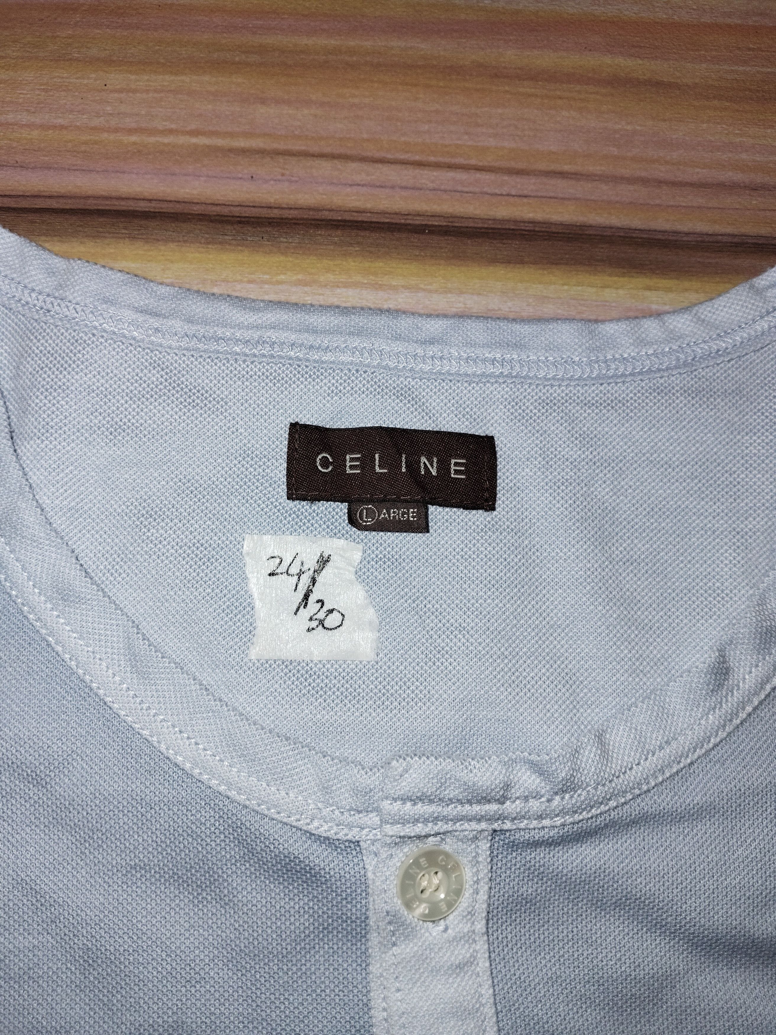 Celine CELINE Plain Tshirt Size US L / EU 52-54 / 3 - 3 Thumbnail