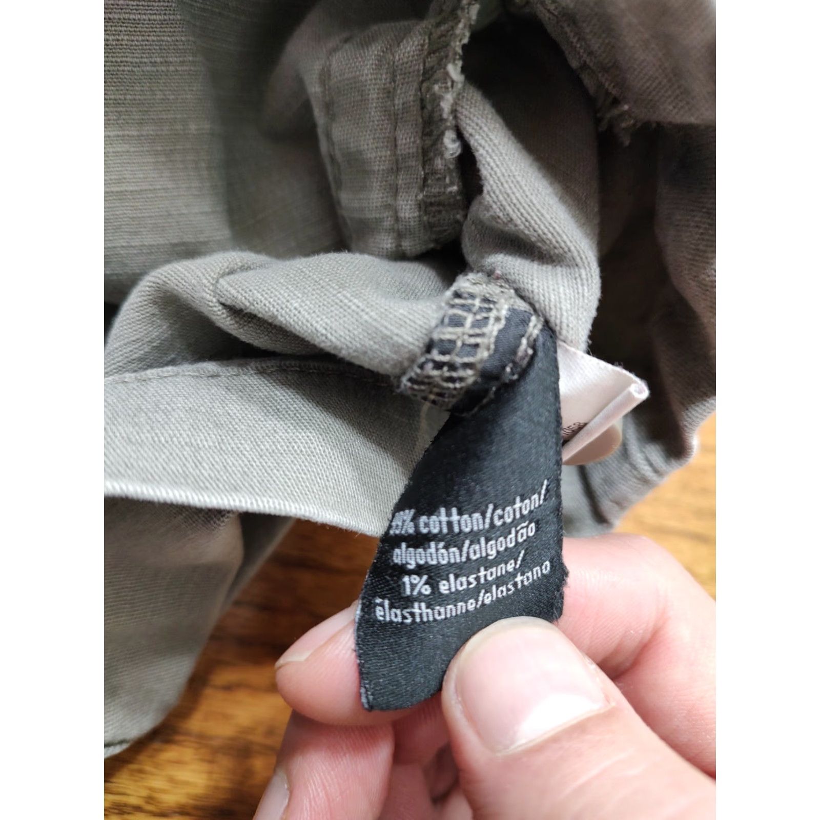 Calvin Klein VINTAGE Calvin Klein Denim Jacket Womens Large Gray Short Sleeve Jacket - 90s Classic Retro Outdoors Cotton Denim Pockets Front Button Size L / US 10 / IT 46 - 5 Thumbnail