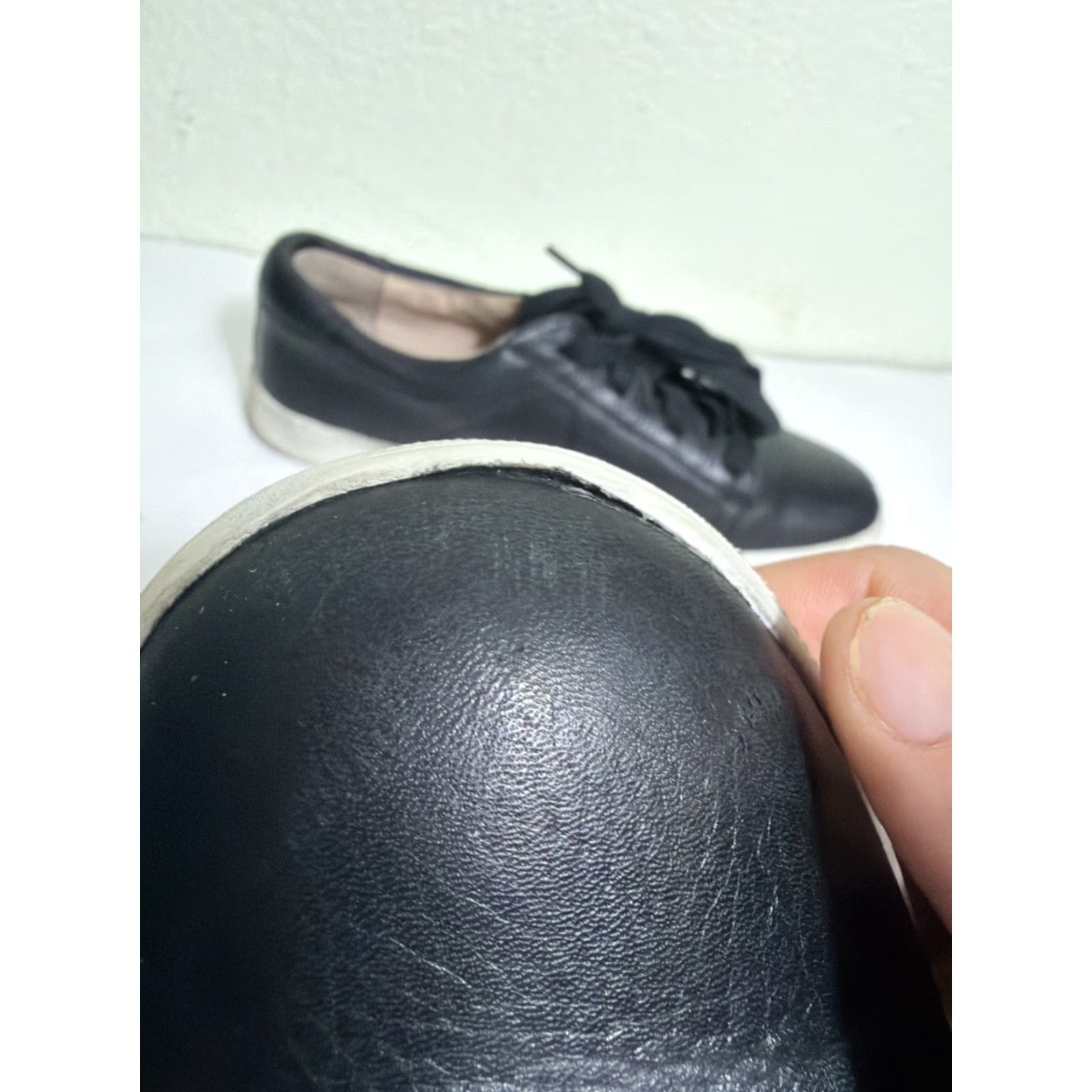 Vionic Vionic Chantelle Sneaker Women Leather Black Lace Up Size 9 Size US 9 / IT 39 - 6 Thumbnail