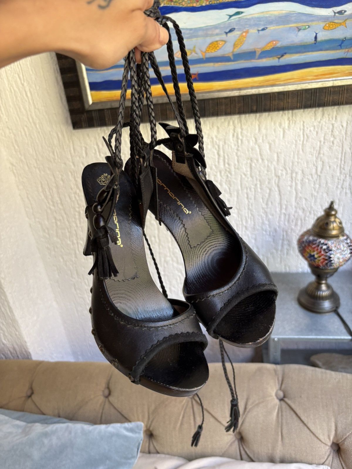 Vintage Fornarina heels Size US 6 / IT 36 - 18 Thumbnail