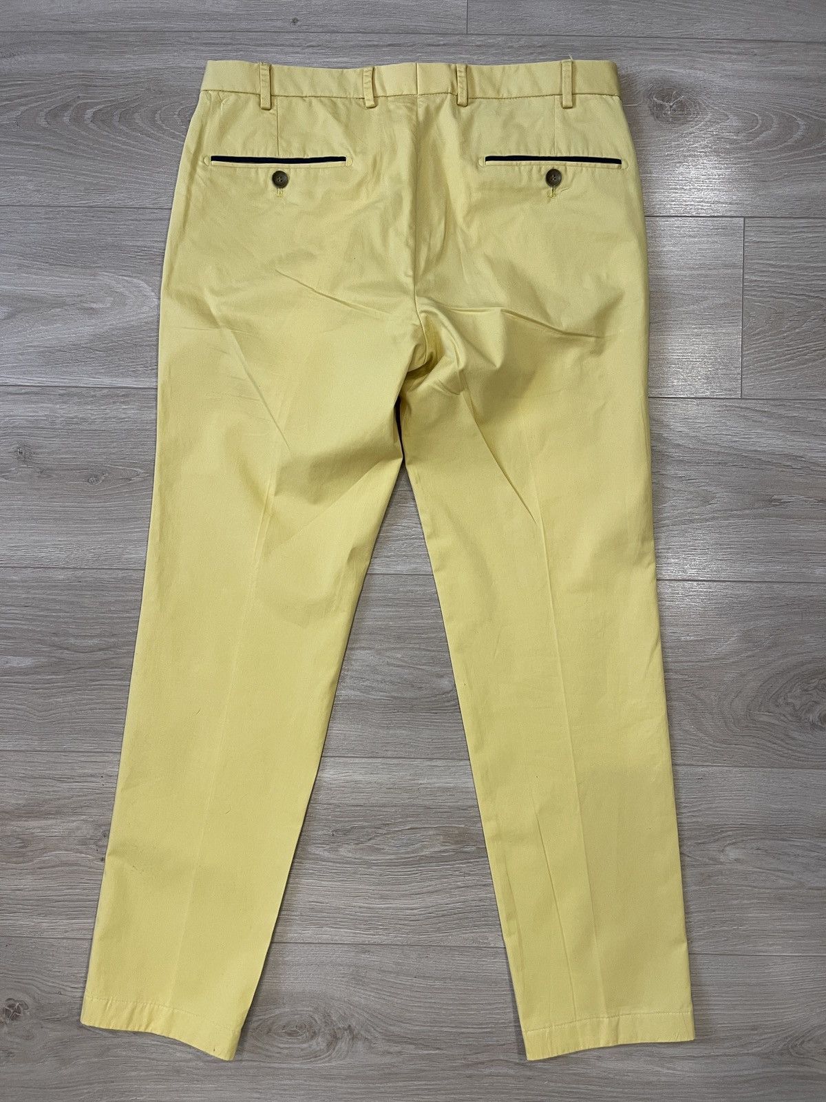 Hiltl HILTL Men's Teaker-S Chino Trousers Yellow Cotton pants us34 Size US 34 / EU 50 - 6 Thumbnail