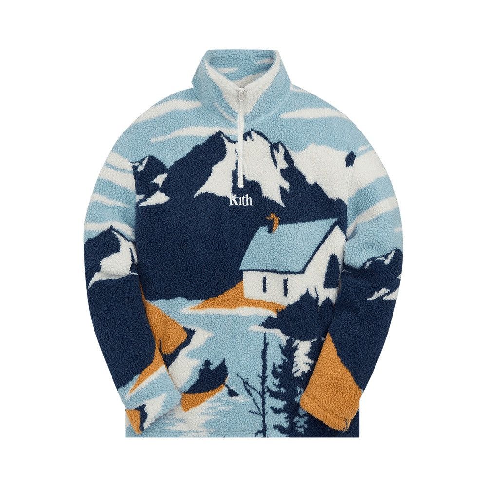 Kith Kith Lakeside Claremont Sherpa Quarter Zip 'Summit' Size US M / EU 48-50 / 2 - 1 Thumbnail