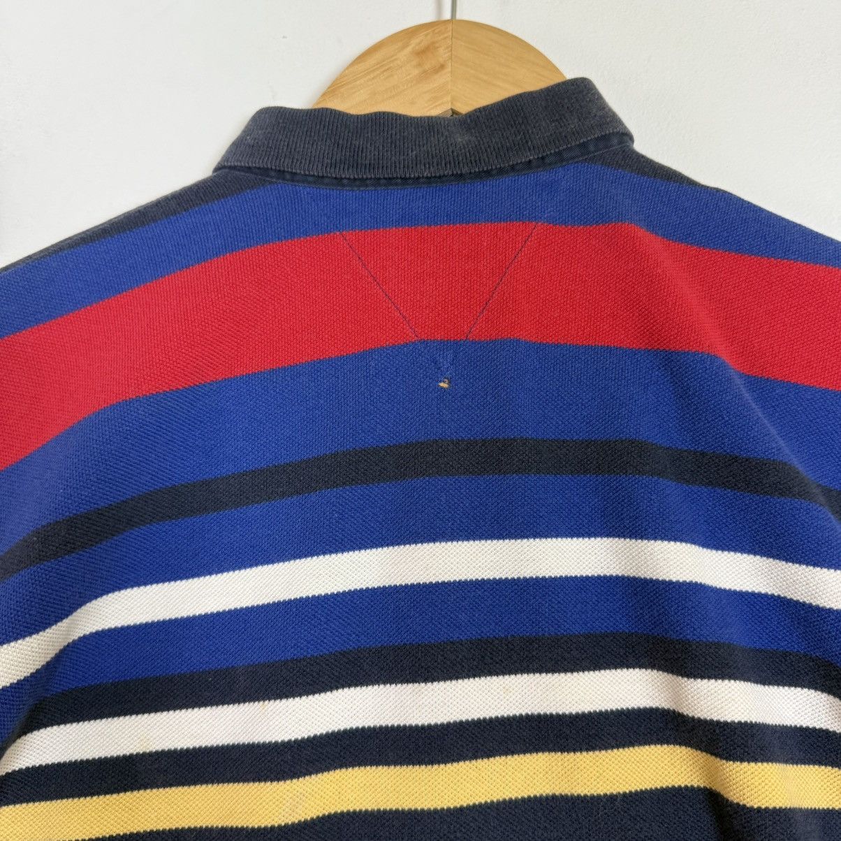 Tommy Hilfiger Tommy Hilfiger Crest Logo Multicolor Stripes Polo Tee Size US S / EU 44-46 / 1 - 6 Thumbnail
