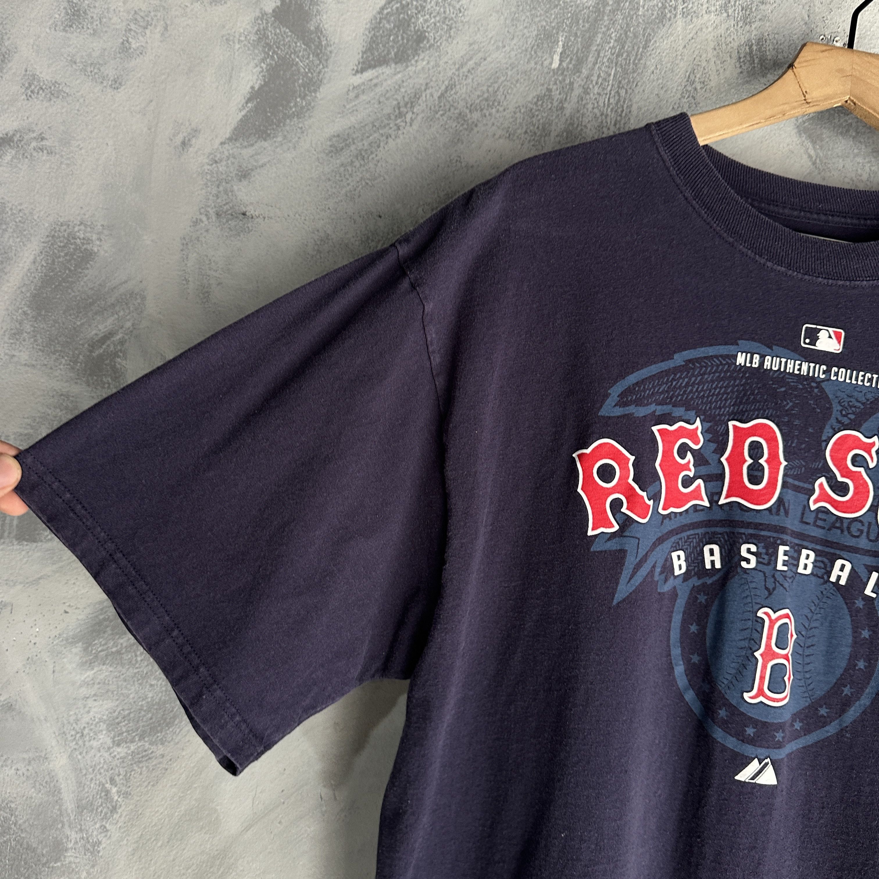 Majestic Vintage Boston Red Soxs T Shirt Mens Baseball Majestic MLB Size US L / EU 52-54 / 3 - 4 Thumbnail