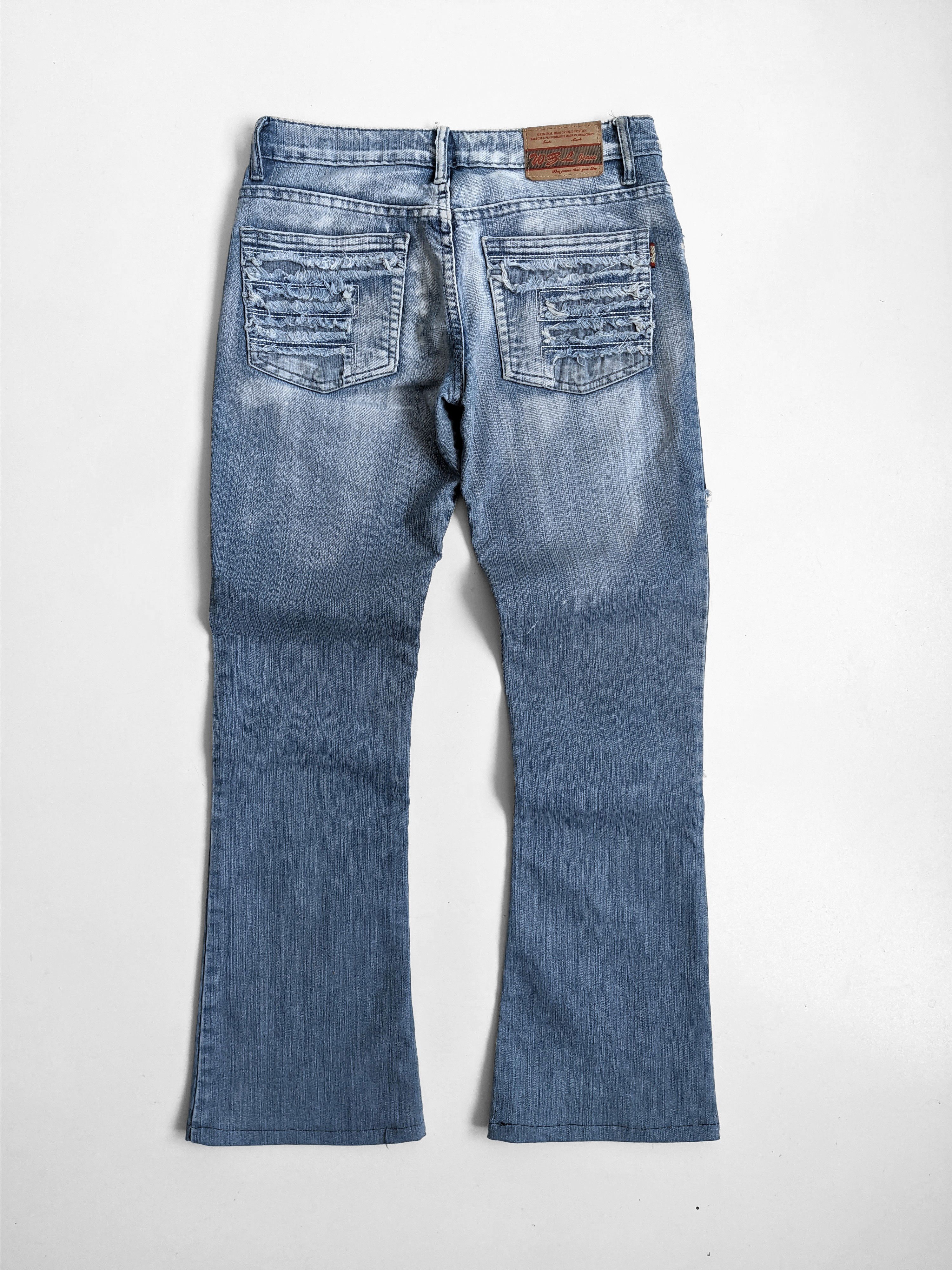Vintage Vintage jeans distressed y2k avant garde denim Size 28" / US 6 / IT 42 - 2 Thumbnail