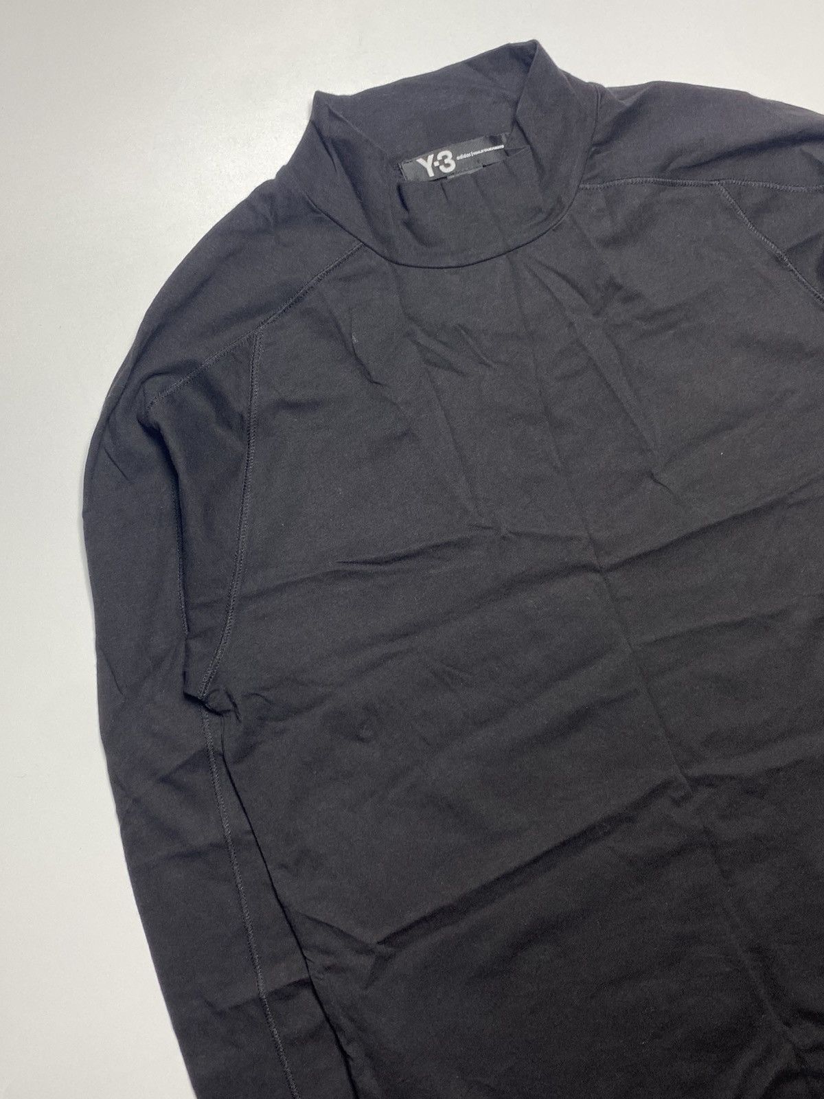 Y-3 Yohji Yamamoto/Y-3 - Mock Neck Long Sleeve Shirt Size US XS / EU 42 / 0 - 7 Thumbnail