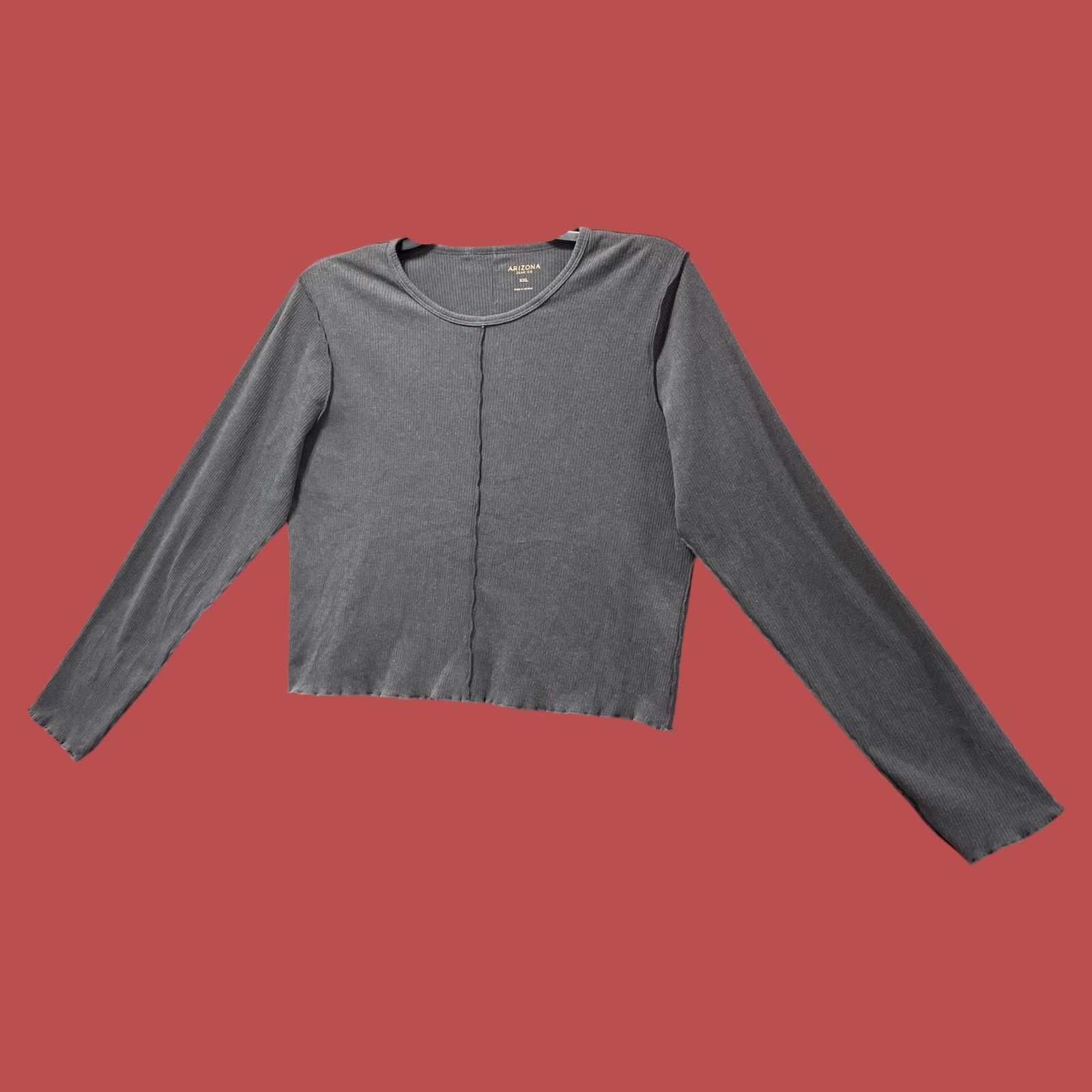 Arizona Jean Co. Arizona - Women's Long Sleeve Round Neck Pullover T-Shirt - Size XXL / US 16-18 / IT 52-54 - 12 Thumbnail