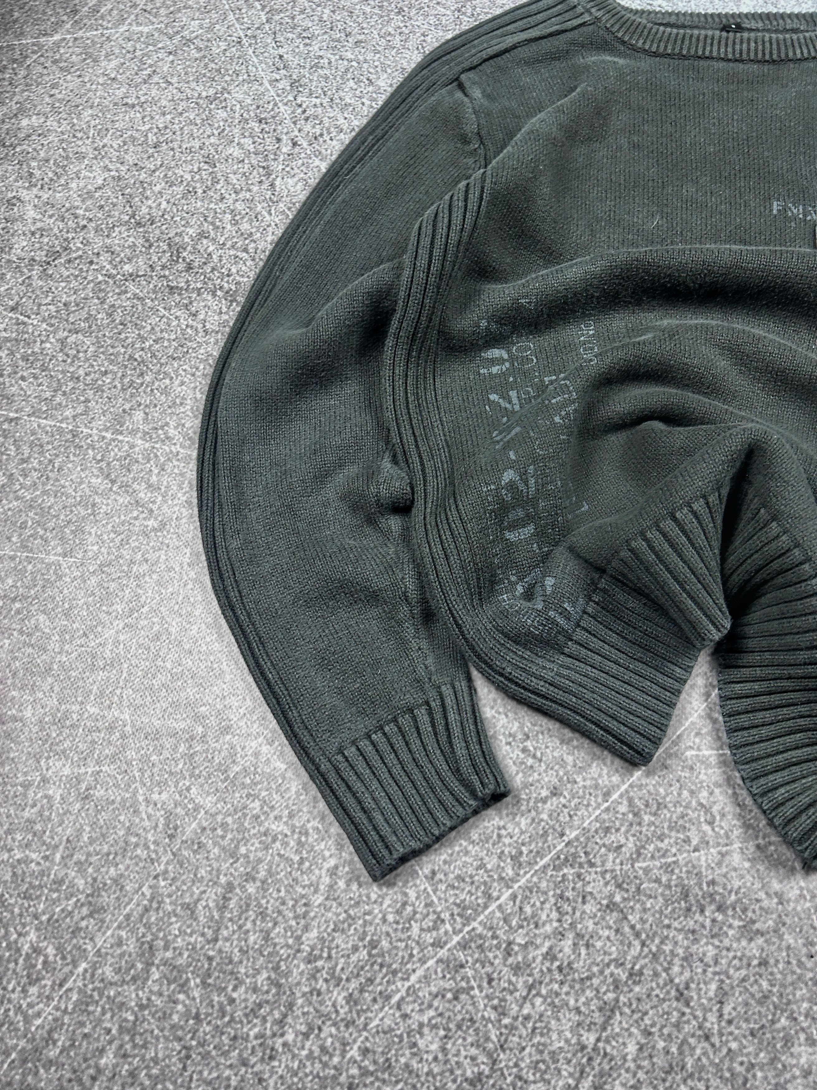 Vintage Vintage Knit Sweater Minimal Dark Grey Y2K Streetwear Fit Size US S / EU 44-46 / 1 - 2 Thumbnail