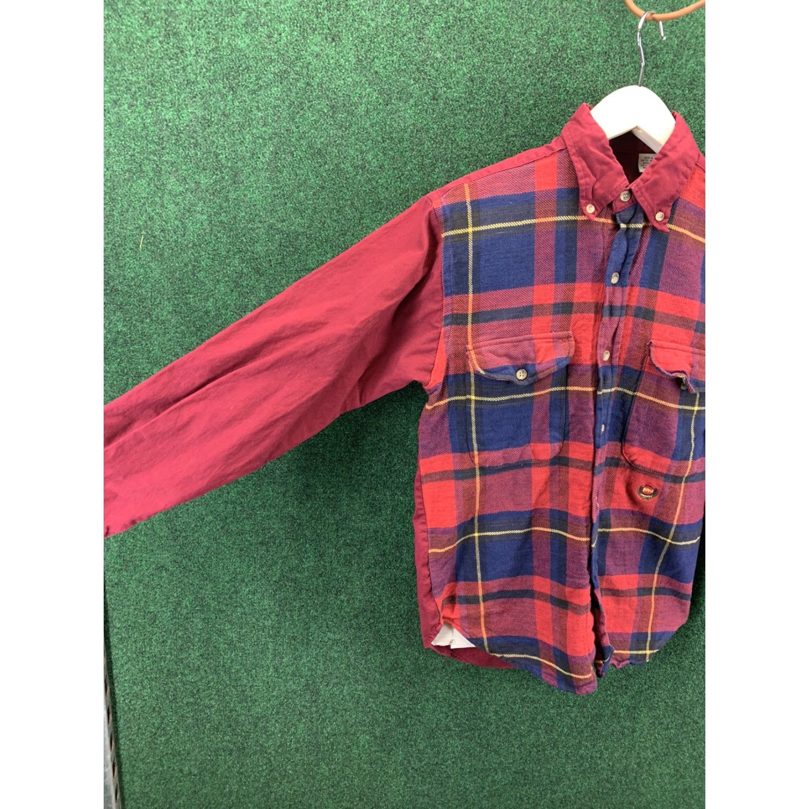 Vintage VINTAGE Ruff FLANNEL RED BUTTON SHIRT LONG SLEEVE SIZE MEDIUM WOMENS Size M / US 6-8 / IT 42-44 - 2 Thumbnail