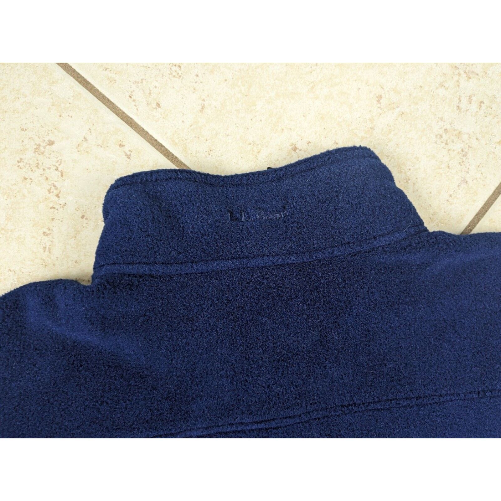 L.L. Bean Vtg LL Bean 1/4 Zip Fleece Jacket Sweater Pullover XL Blue Size US XL / EU 56 / 4 - 12 Thumbnail