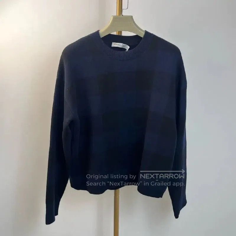 Dior Dior Blue Cashmere Sweater for Women . Size L / US 10 / IT 46 - 1 Thumbnail