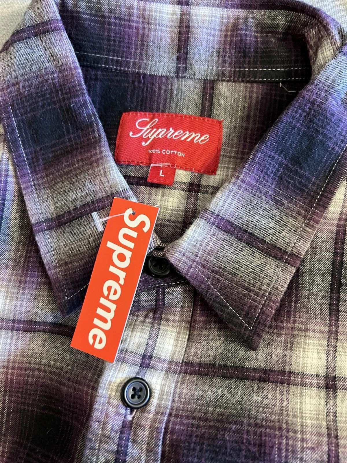 Supreme FW10 SUPREME HOMBRE PLAID SHIRT BLACK LARGE Size US L / EU 52-54 / 3 - 8 Thumbnail