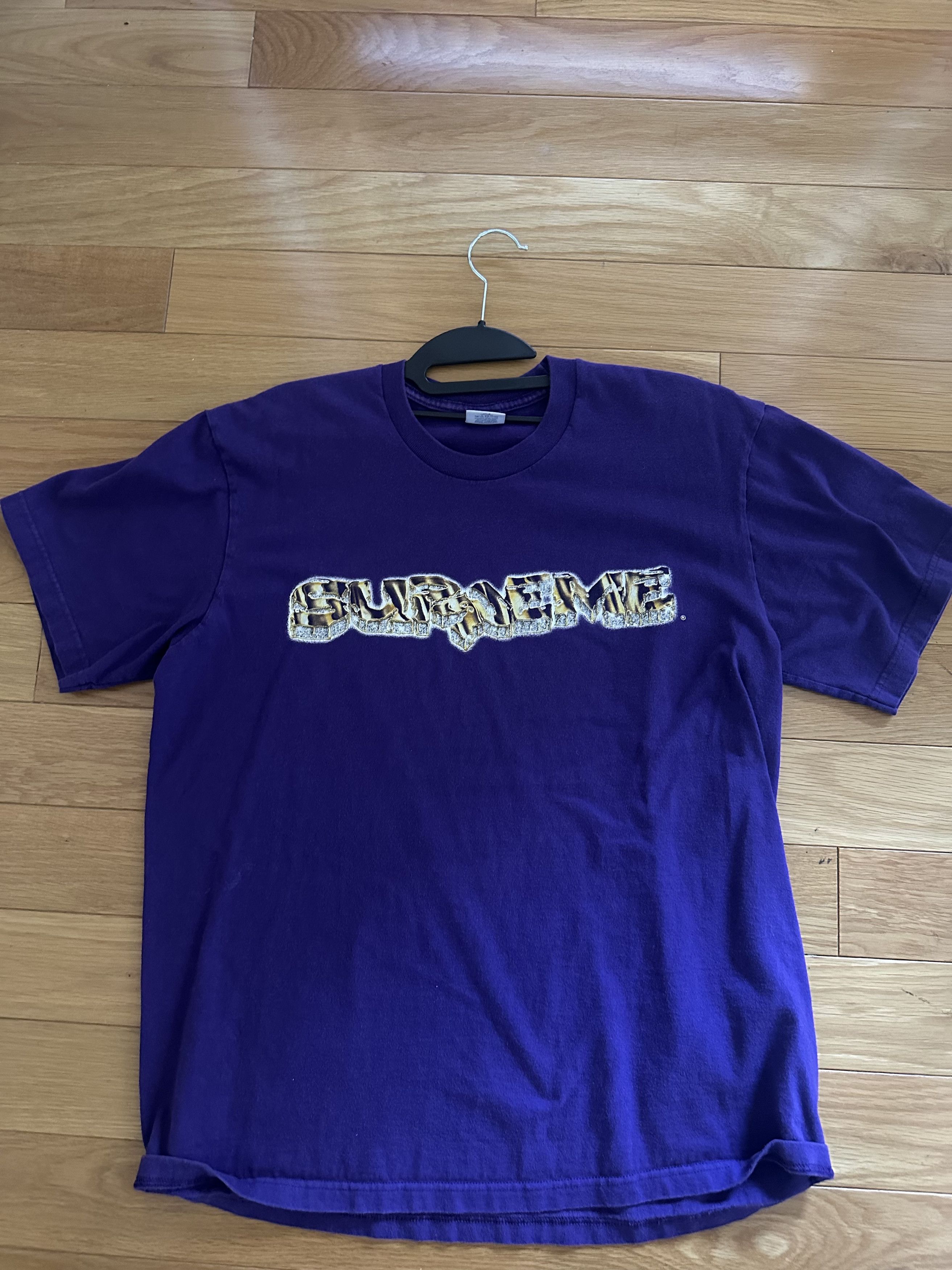 Supreme Supreme Bling Logo tshirt Size US S / EU 44-46 / 1 - 1 Thumbnail