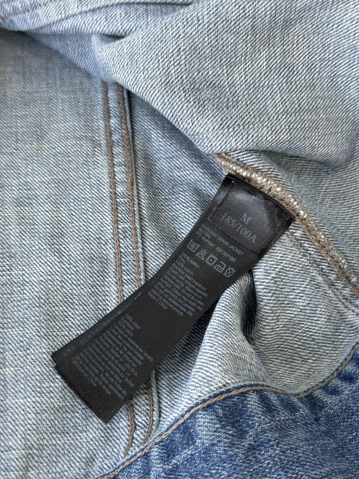 Allsaints Allsaints Patchwork Factory Distressed Y2K Denim Jacket Size M / US 6-8 / IT 42-44 - 10 Thumbnail