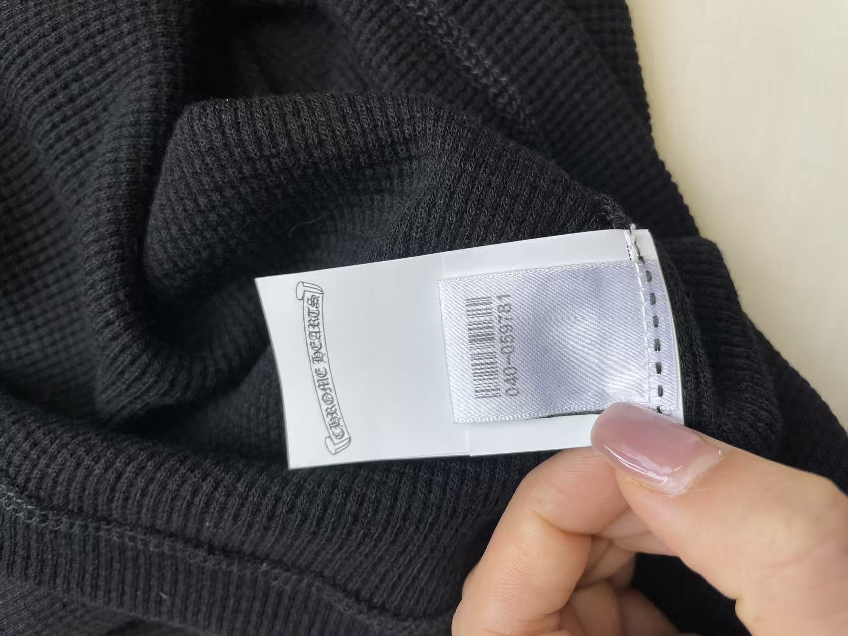 Chrome Hearts Chrome Hearts CH Logo Waffle Thermal Short Sleeve T-Shirt Size US L / EU 52-54 / 3 - 11 Thumbnail