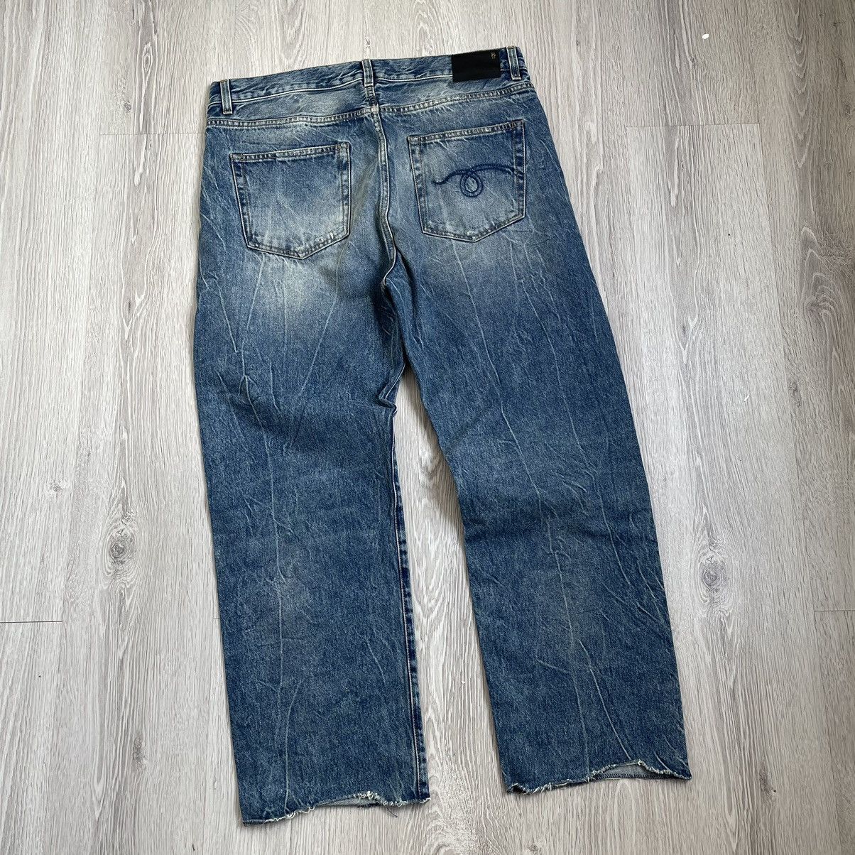 R13 R13 Boyfriend Jeans Dirty Kelly 22/23 Size 33" - 1 Thumbnail