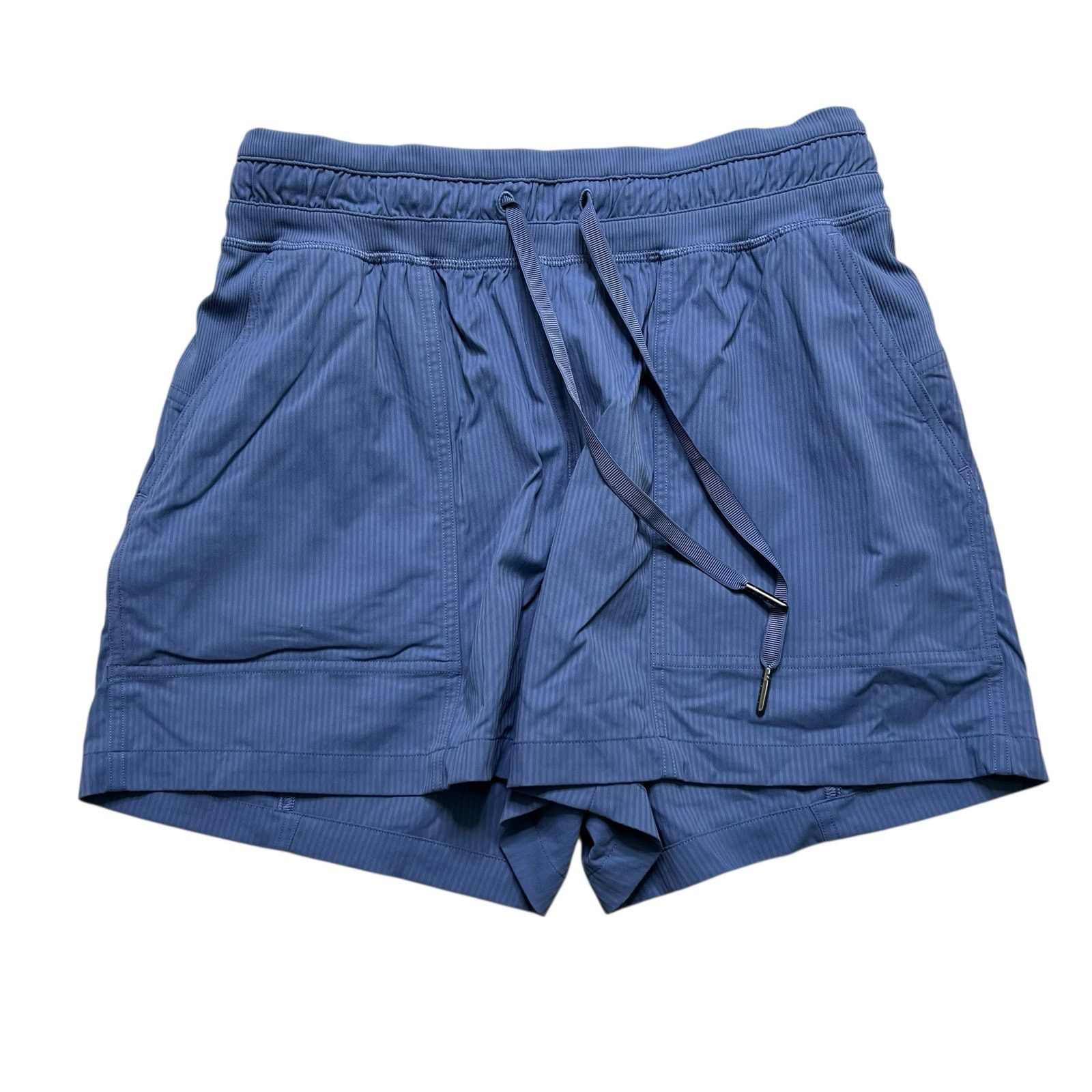 Lululemon Lululemon Women’s Blue Drawstring Athletic Gym Shorts - 4 Size 27" / US 4 / IT 40 - 1 Thumbnail