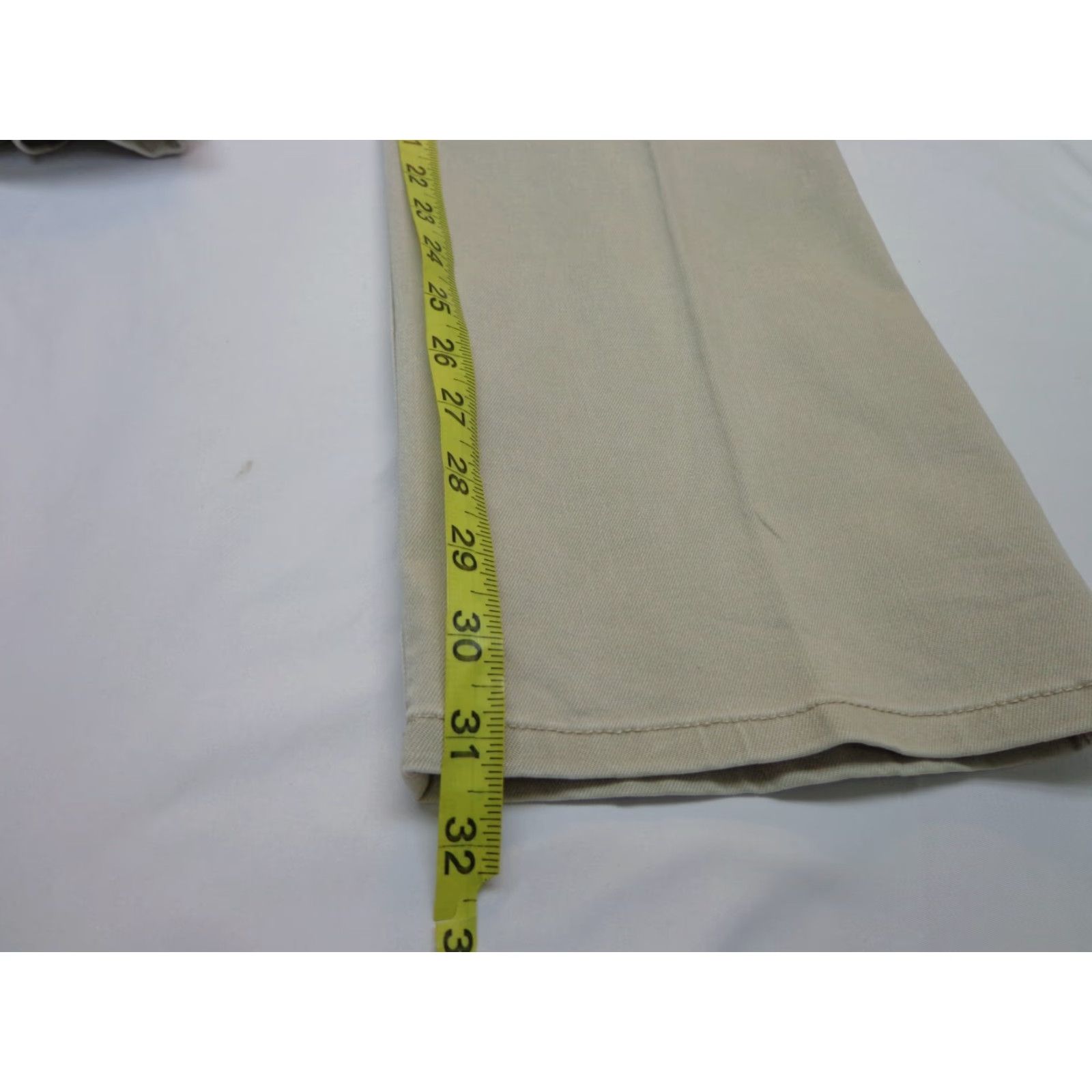 Vintage Christopher & Banks Women’s Pants Beige 6 Regular Khaki Solid Button Machine Washable Womens Pants 6 Beige Size 28" / US 6 / IT 42 - 7 Thumbnail