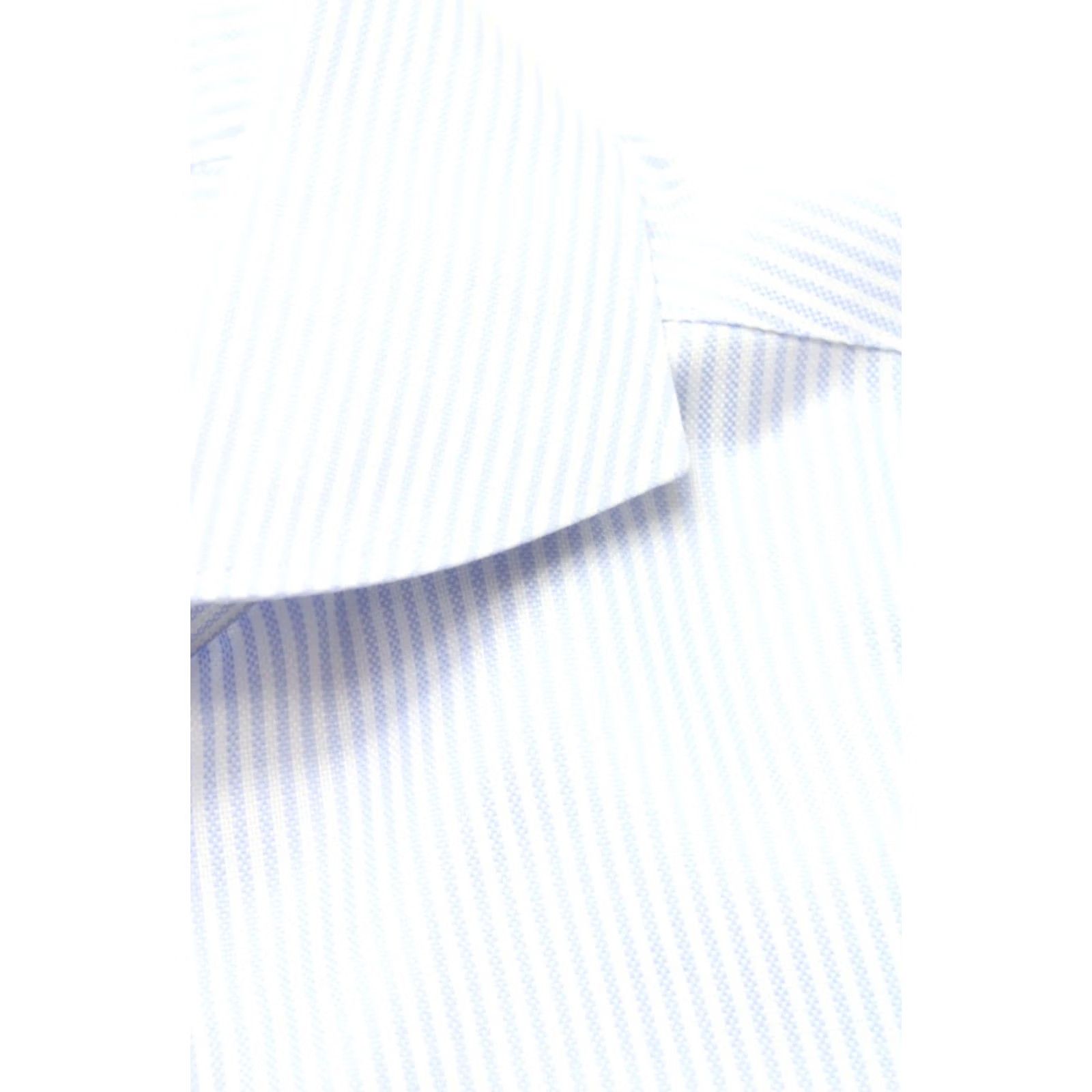 Suitsupply Suitsupply Formal Shirt Men Cutaway Pinstriped Extra Slim Fit 38 / 15 White Dress Shirt Size 38R - 5 Thumbnail