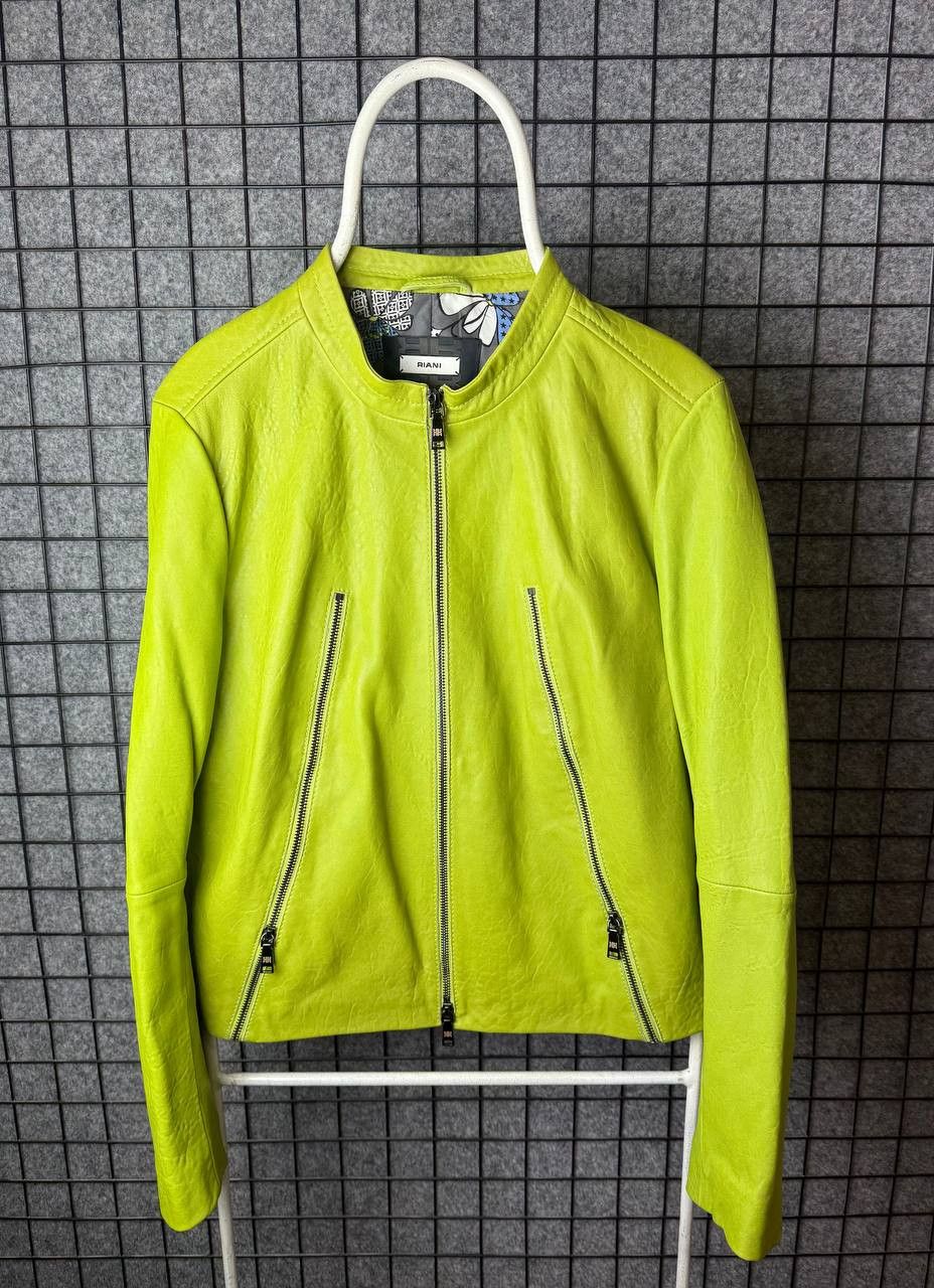 Leather Riani Leather Jacket Neon Size 46 Size L / US 10 / IT 46 - 1 Thumbnail
