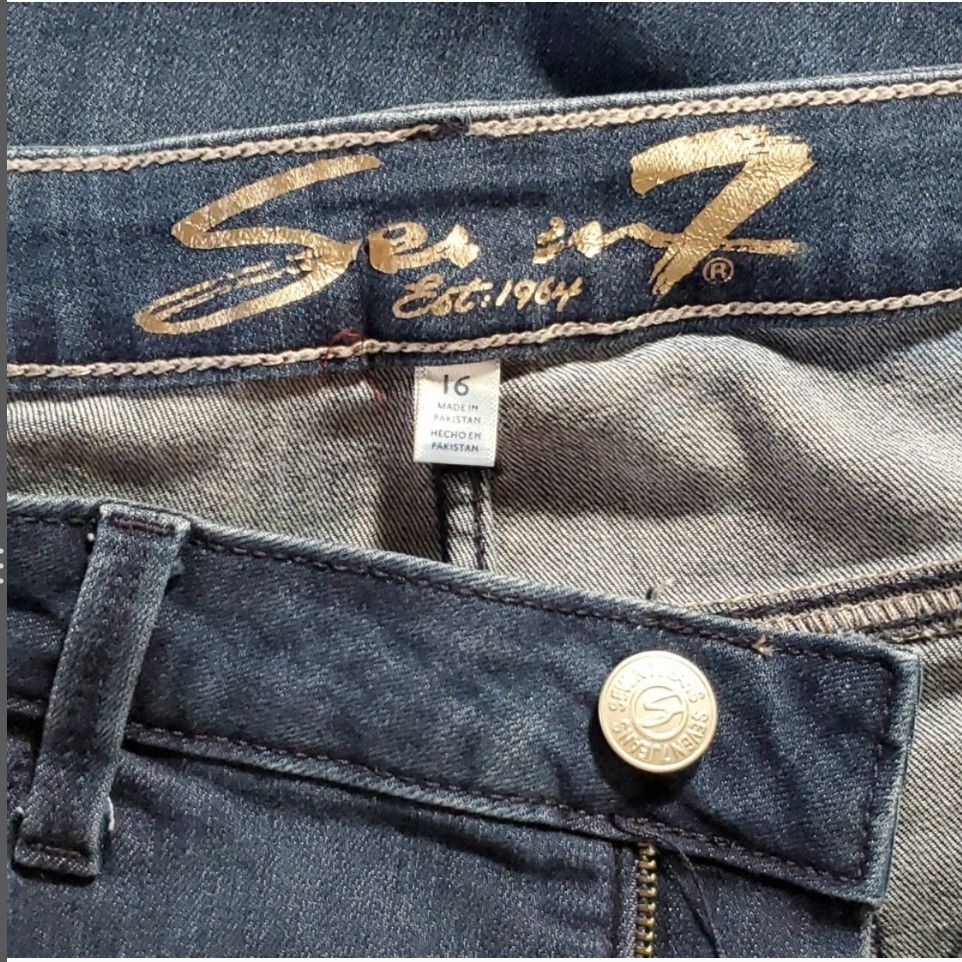 Seven 7 Seven7 Size 16 Jeans Weekend Boyfriend Fit Ankle Cuff Size 38" / US 16 / IT 52 - 10 Thumbnail