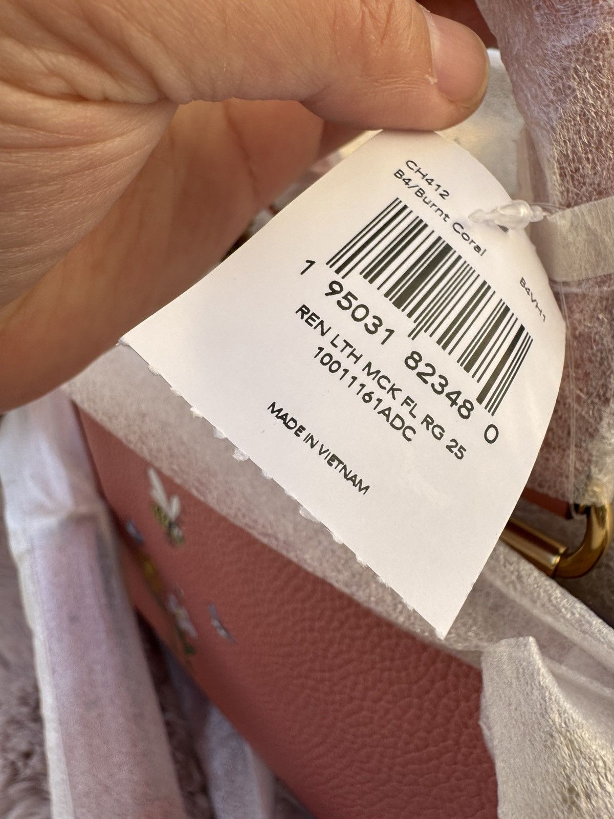 Coach DISNEY X COACH Rogue 25 Leather Mickey Mouse Flower Pink NWT Size ONE SIZE - 13 Thumbnail