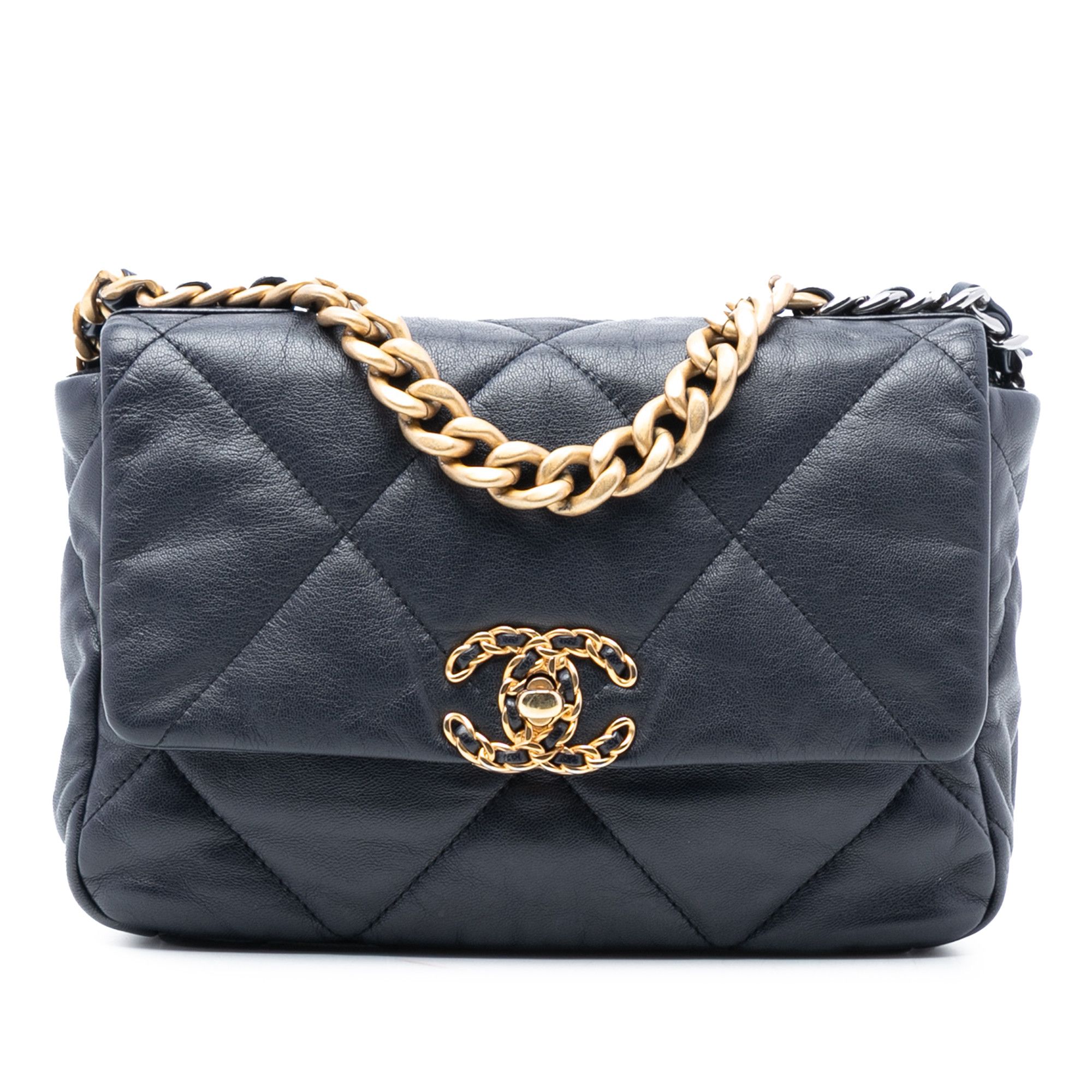 Chanel Chanel Medium Lambskin 19 Flap Size ONE SIZE - 1 Thumbnail