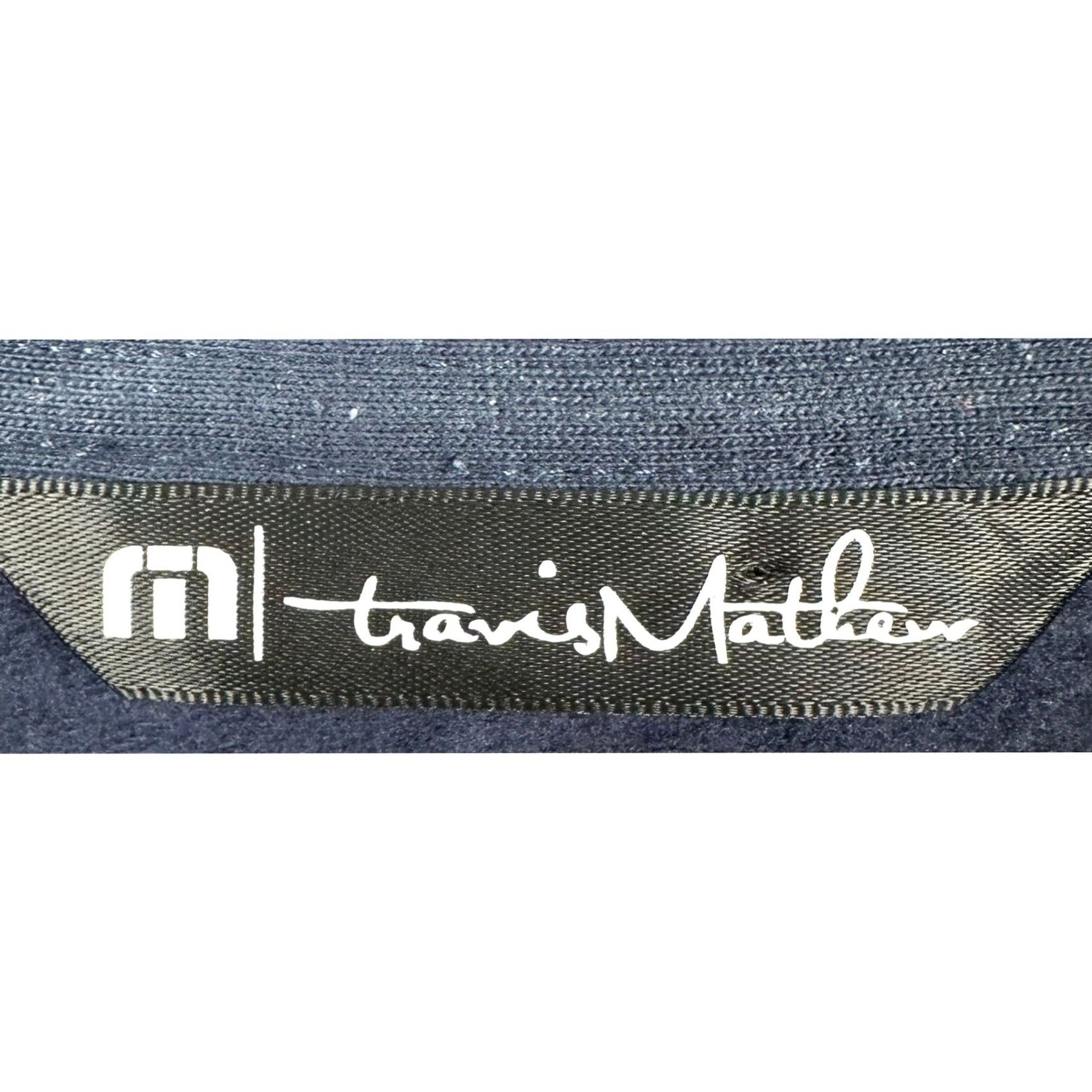 TravisMathew TravisMathew Sweatshirt Mens XL Navy Blue Quarter Zip Pullover Stretch Pockets Size US XL / EU 56 / 4 - 4 Thumbnail