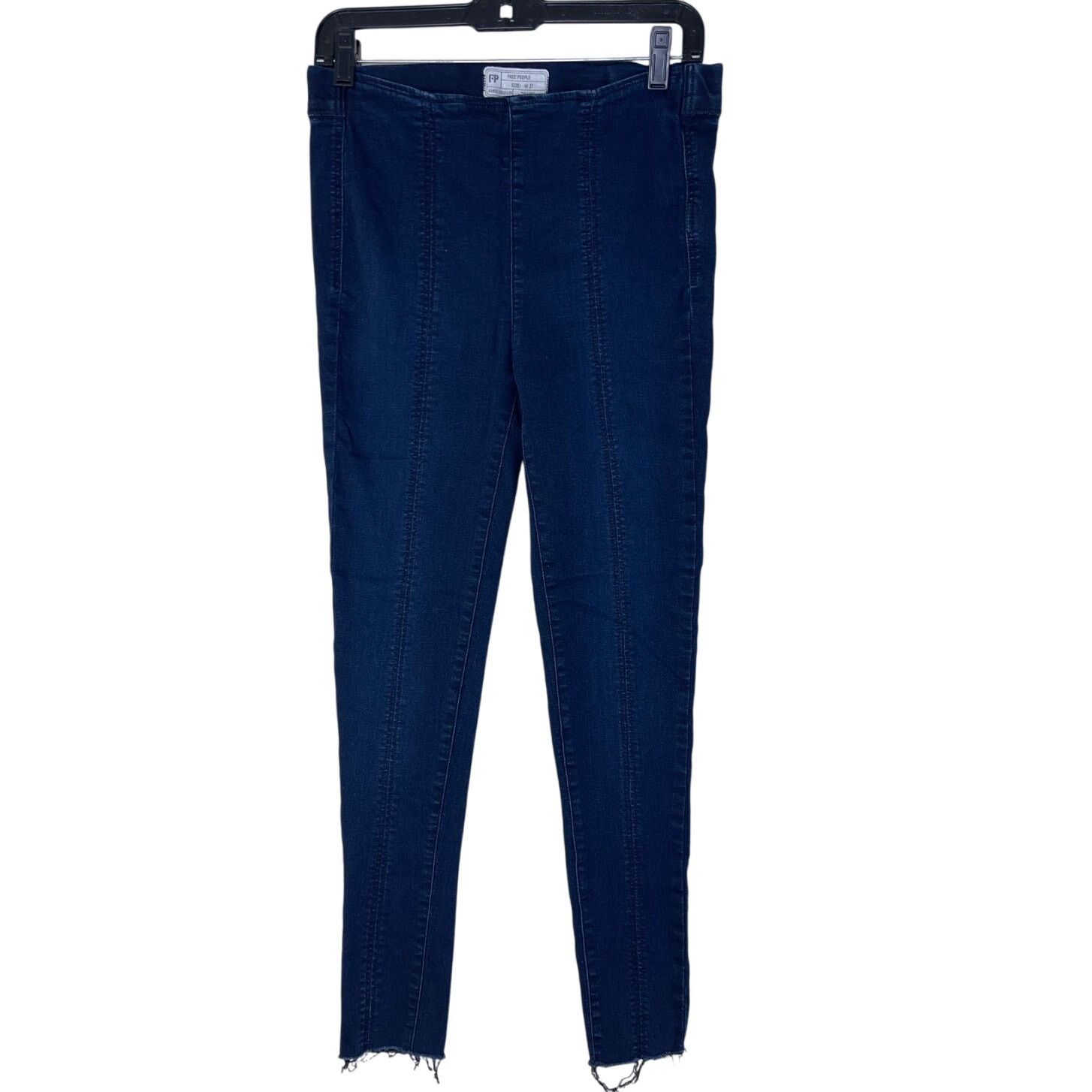 Free People Free People Feel Alright Skinny Jeans Blue - W27 Size 27" / US 4 / IT 40 - 1 Thumbnail