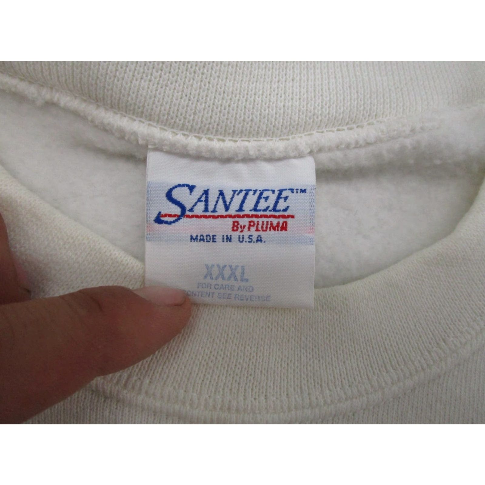 Vintage VINTAGE 90s Escaped Mom Sweatshirt Women's Adult Size 3XL White Hooded Pullover All Seasons Size XXL / US 16-18 / IT 52-54 - 3 Thumbnail
