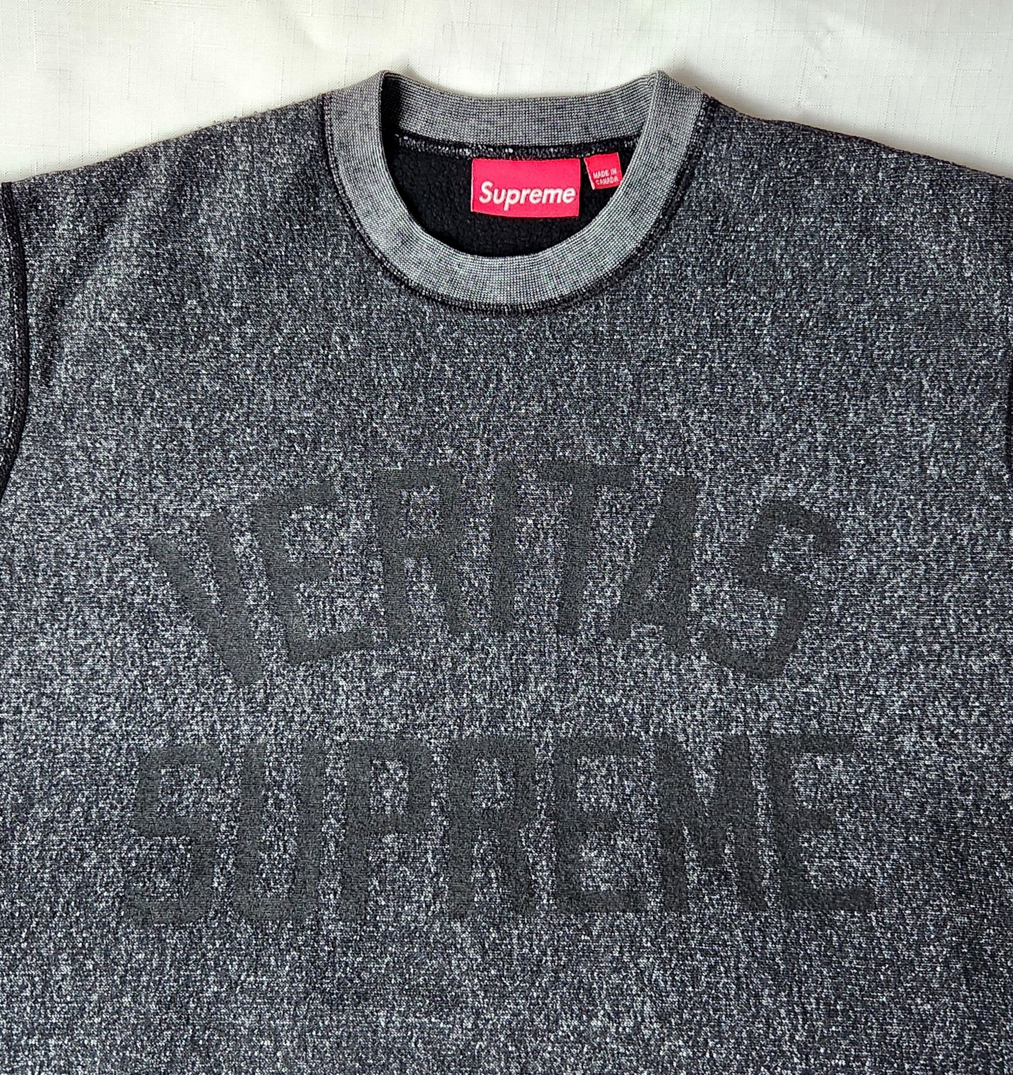 Supreme Supreme Veritas FW08 Rare Gray Heathered Crewneck Sweater Size US L / EU 52-54 / 3 - 4 Thumbnail
