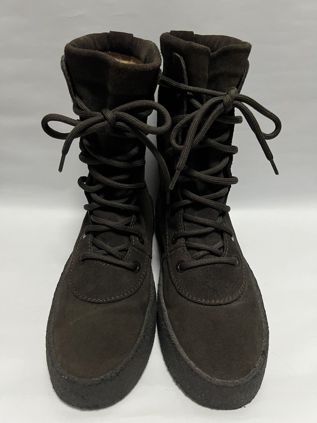 Yeezy Yeezy Season 2 - “Oil” Military Crepe Boots Size US 8 / EU 41 - 3 Thumbnail