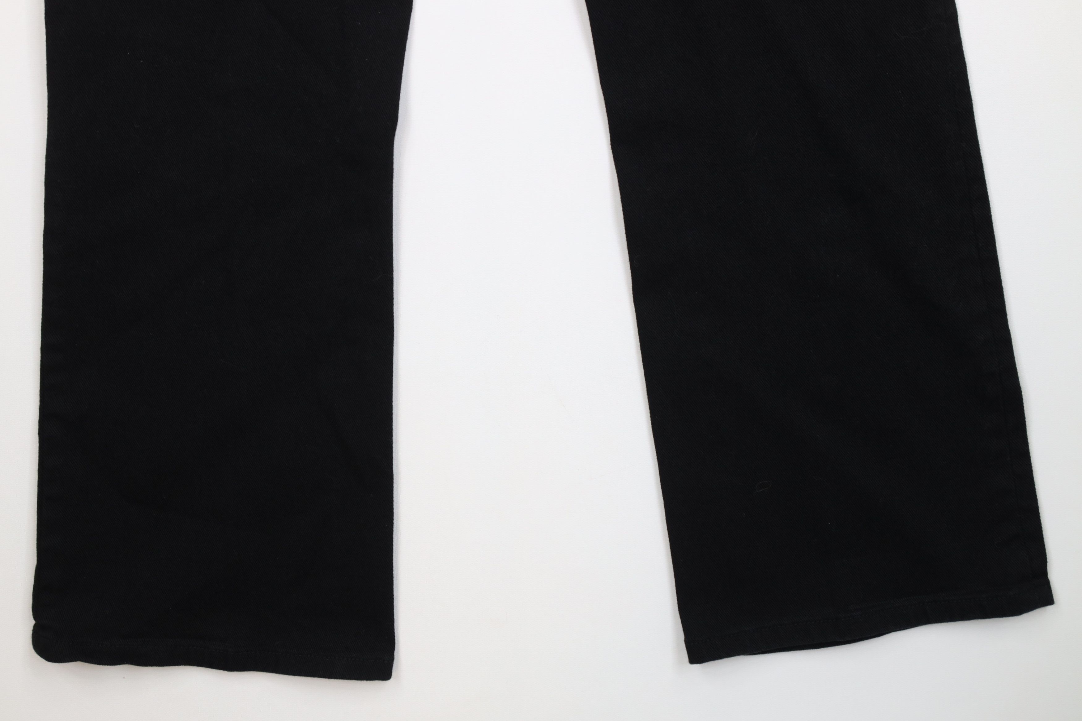 Ralph Lauren Vintage 90s Ralph Lauren Stretch Wide Leg Denim Jeans Black Size 32" / US 10 / IT 46 - 12 Thumbnail