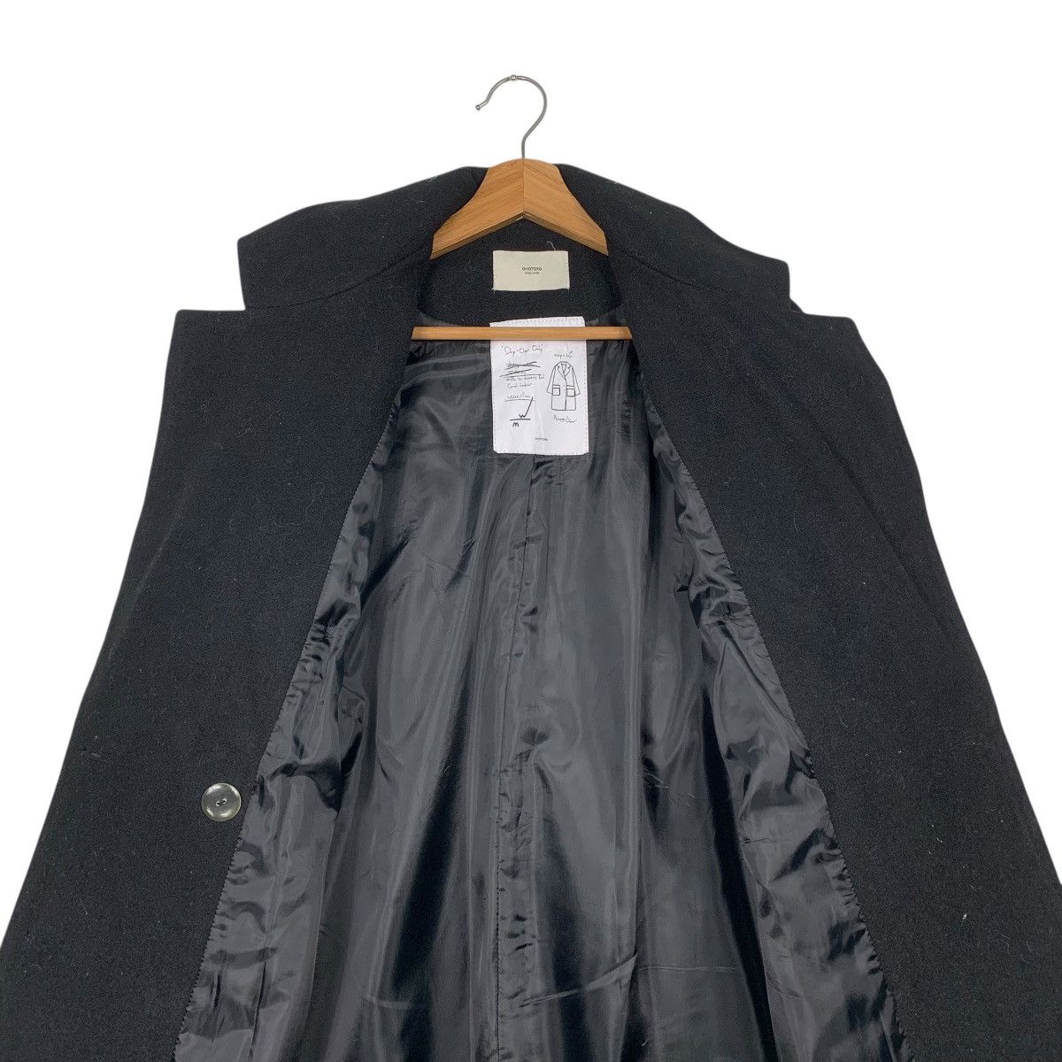 Japanese Brand Japanese Brand Ohotoro Double Breasted Black Coat Size US M / EU 48-50 / 2 - 12 Thumbnail