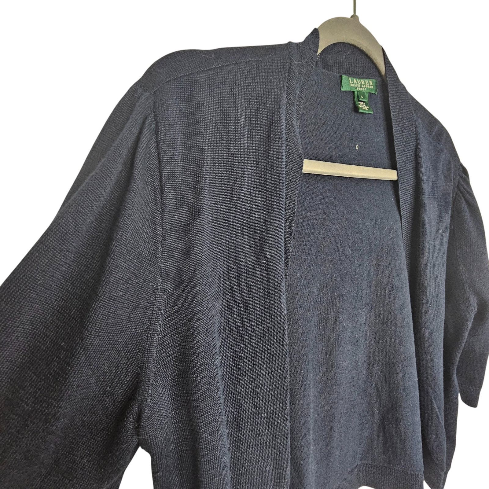 Lauren Ralph Lauren Lauren Ralph Lauren Womens Crop Sweater Cardigan Classic L Size L / US 10 / IT 46 - 5 Thumbnail