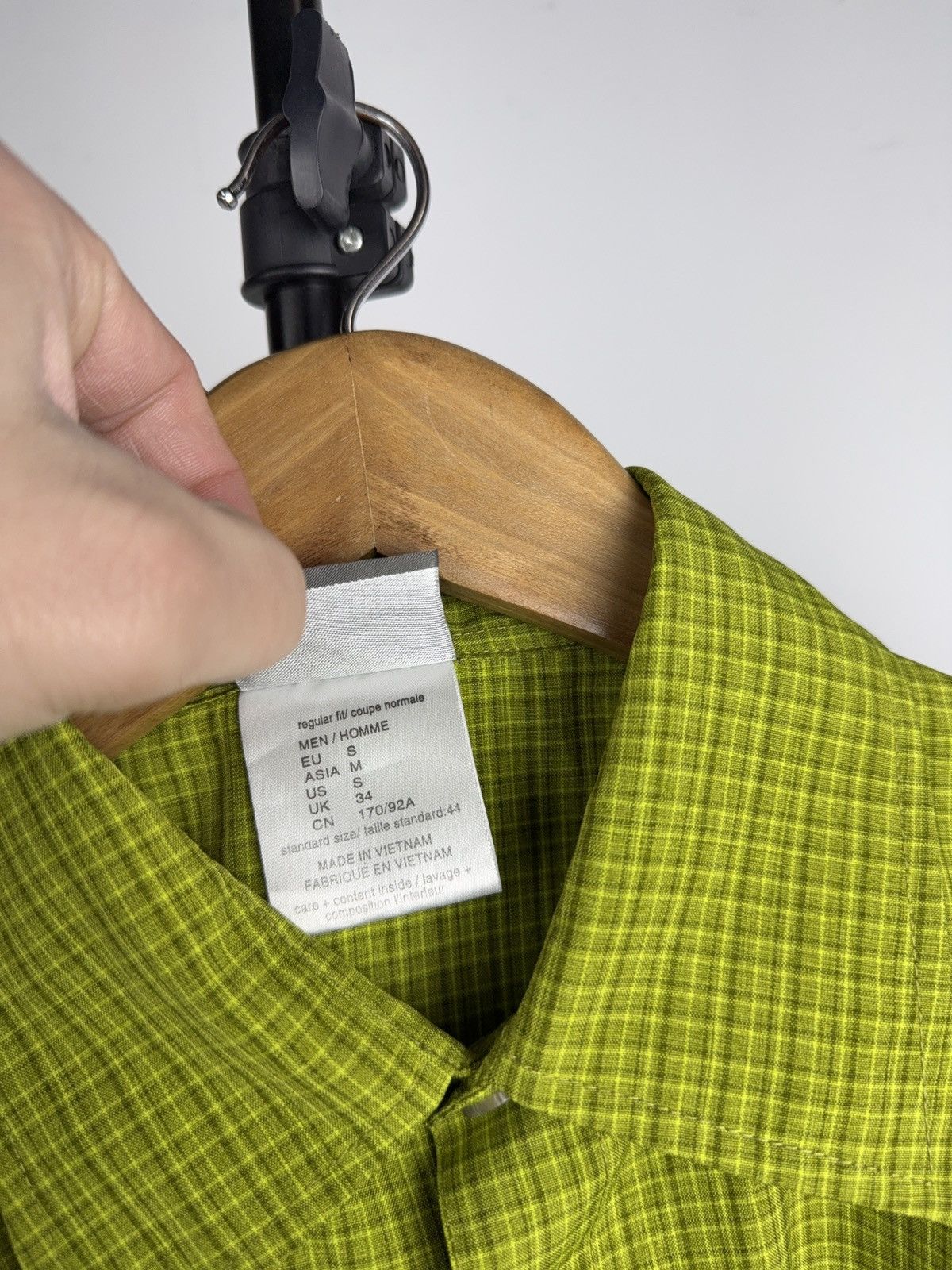 Jack Wolfskin Jack Wolfskin Outdoor Gorpcore Plaid Shirt Green Hiking Size US S / EU 44-46 / 1 - 6 Thumbnail