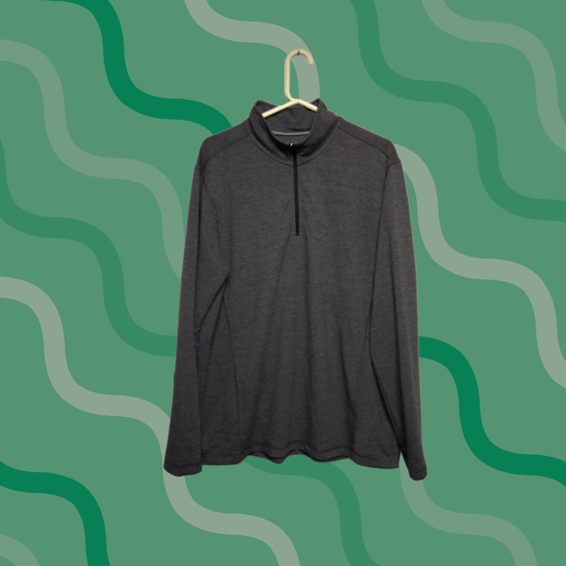 Orvis Orvis Mens Large Pullover Mock Neck 1/4 Zip Sweater Gray Size US L / EU 52-54 / 3 - 1 Thumbnail