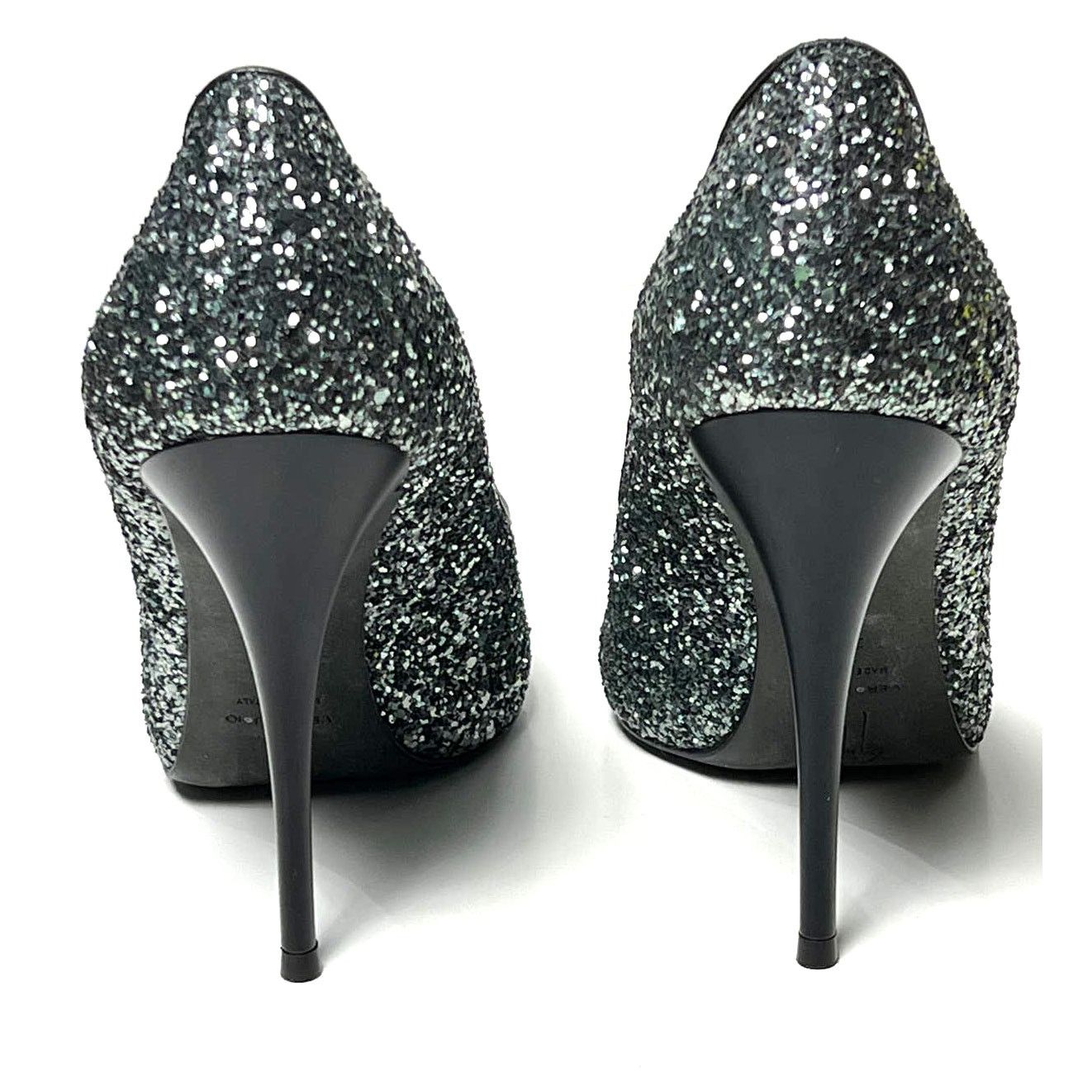Giuseppe Zanotti Giuseppe Zanotti Womens Heels Silver Pumps Shoes Size 35.5 Size US 5.5 / IT 35.5 - 4 Thumbnail