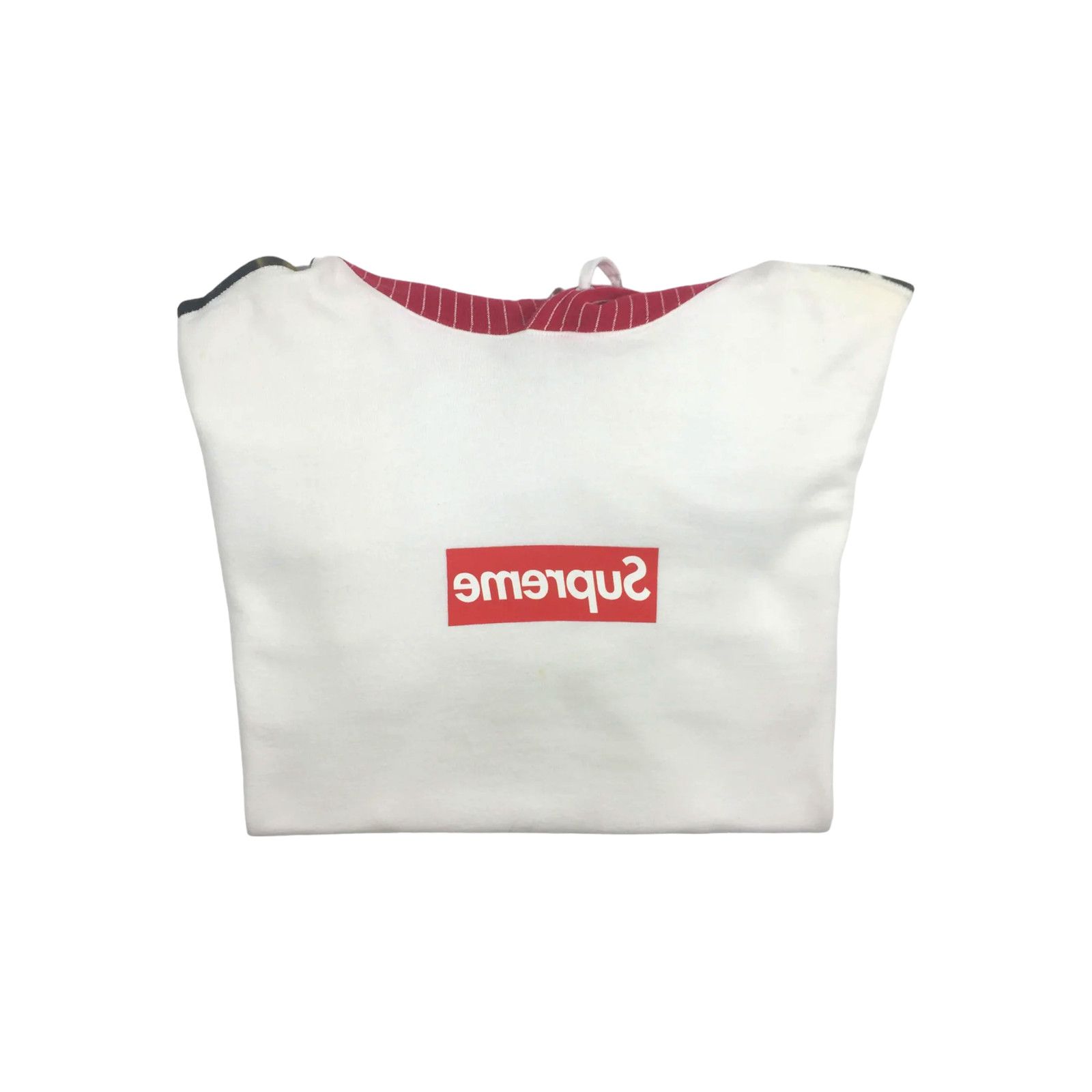 Supreme 2014 Supreme x CDG Red Harold Hunter Box Logo Hoodie Size US M / EU 48-50 / 2 - 2 Thumbnail