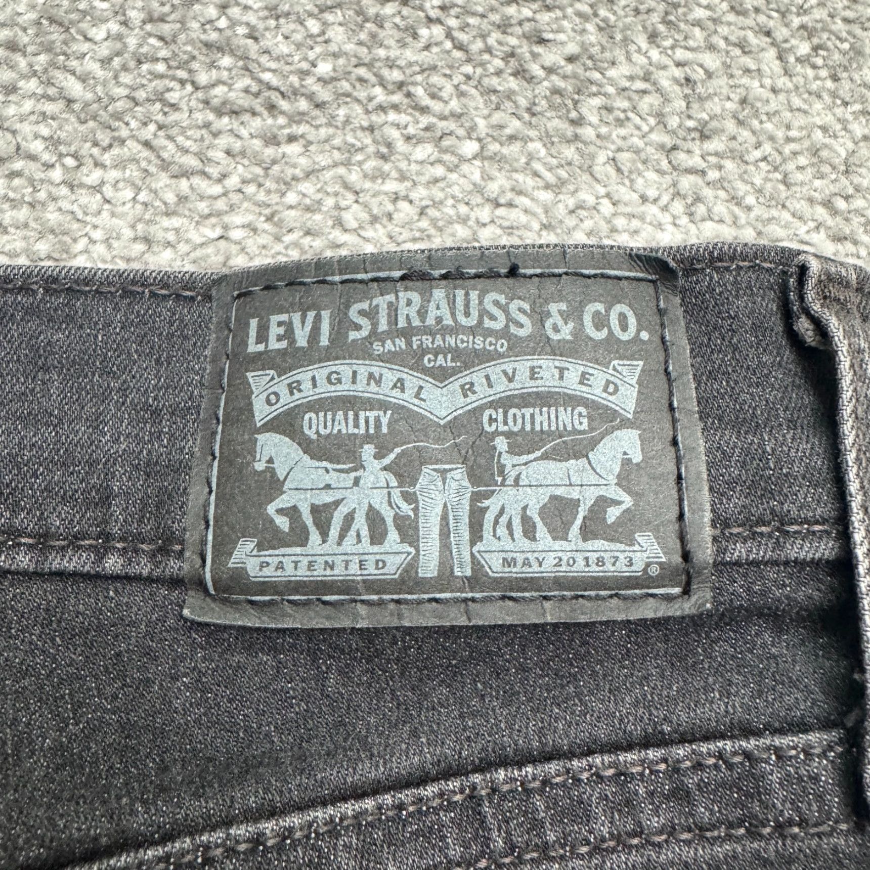 Levi's Levi's 311 Shaping Skinny Jeans Womens 27x30 Black Mid Rise Denim Stretch Size 27" / US 4 / IT 40 - 6 Thumbnail