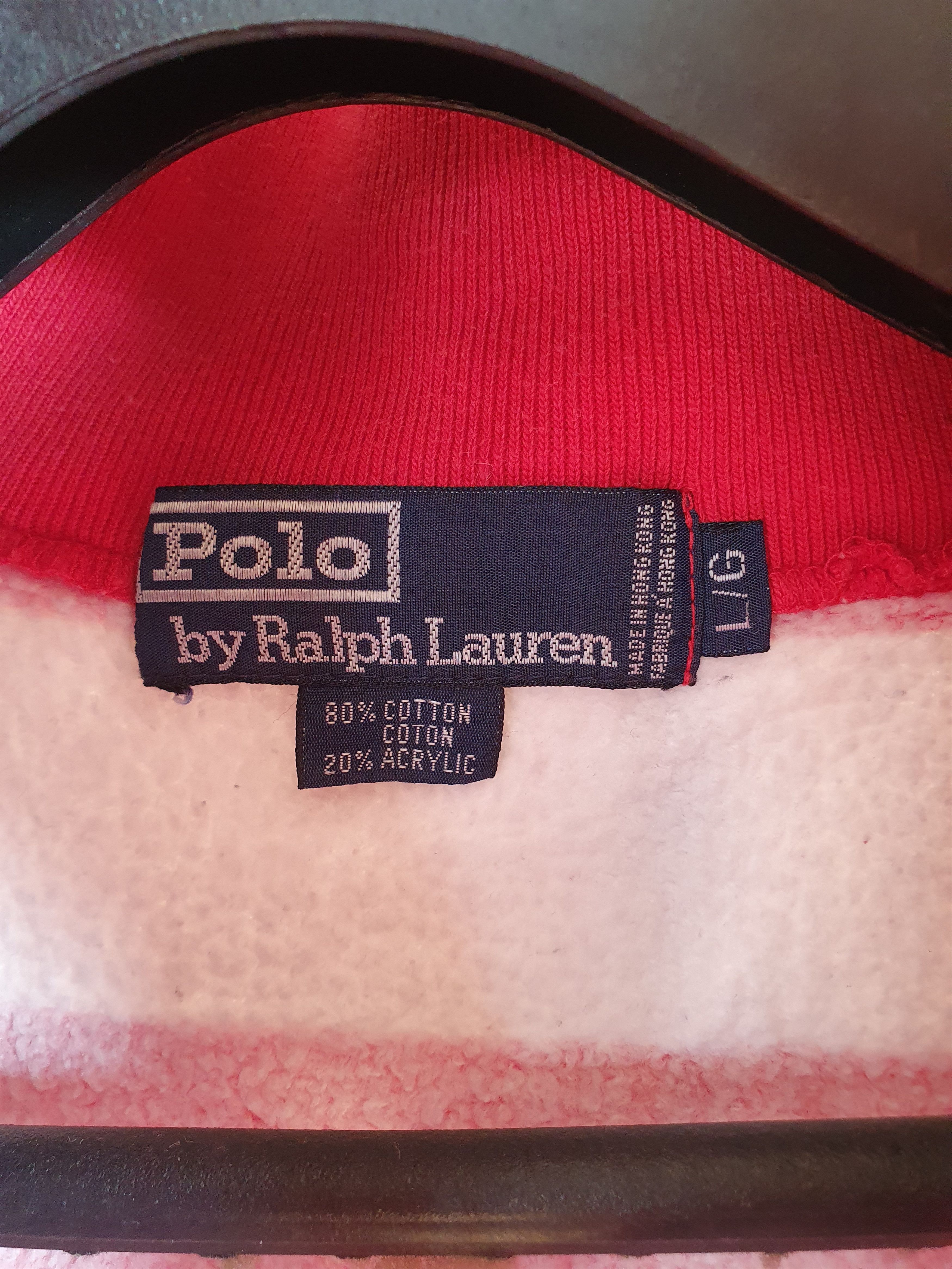 Polo Ralph Lauren × Vintage Polo Ralph Lauren Striped Rugby Sweatshirt Vtg 1/4 Zip sz L Size US L / EU 52-54 / 3 - 2 Thumbnail