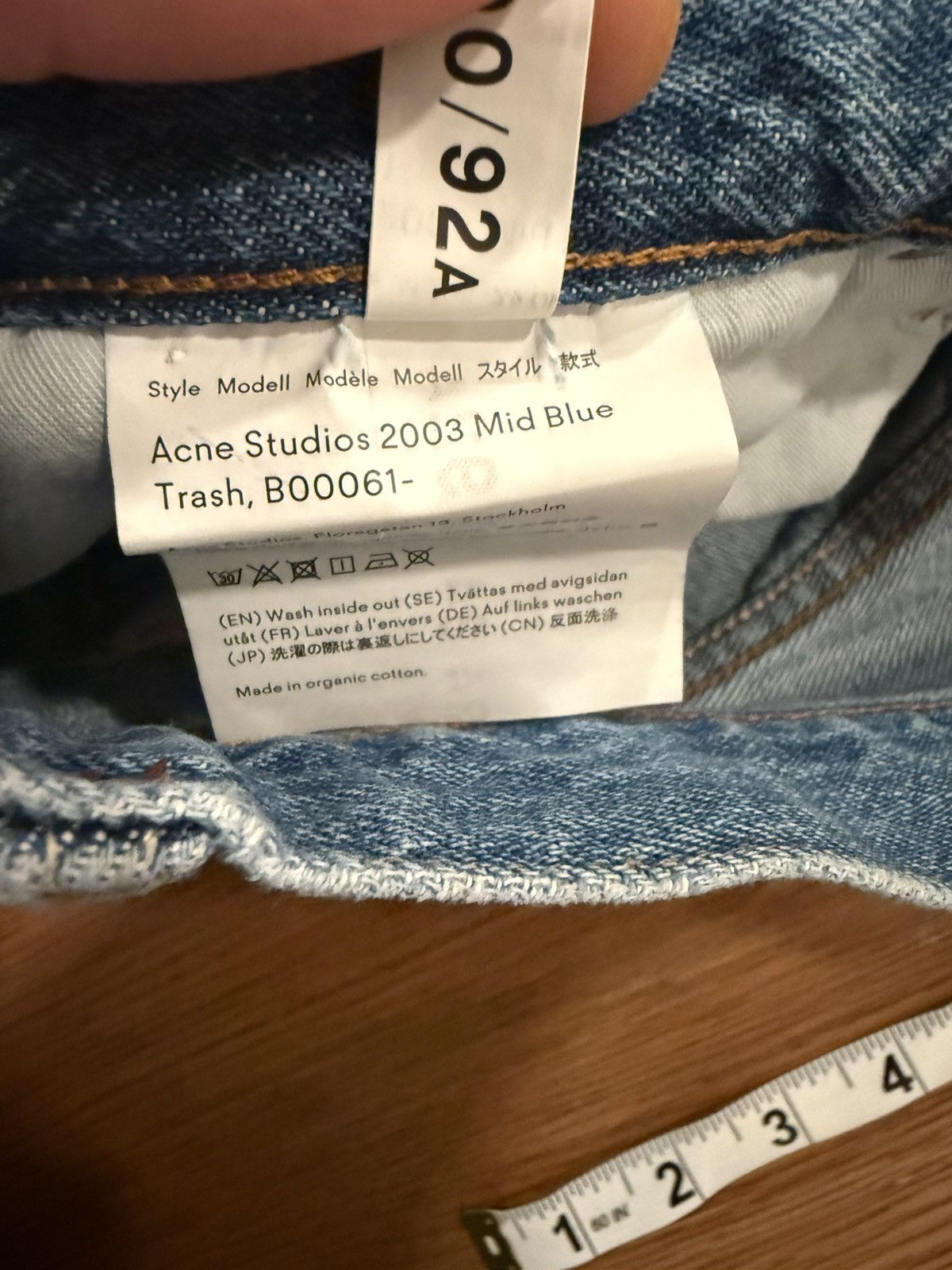 Acne Studios NOT FOR SALE - Acne Studios 2003 Straight Leg Jeans Size US 34 / EU 50 - 8 Thumbnail