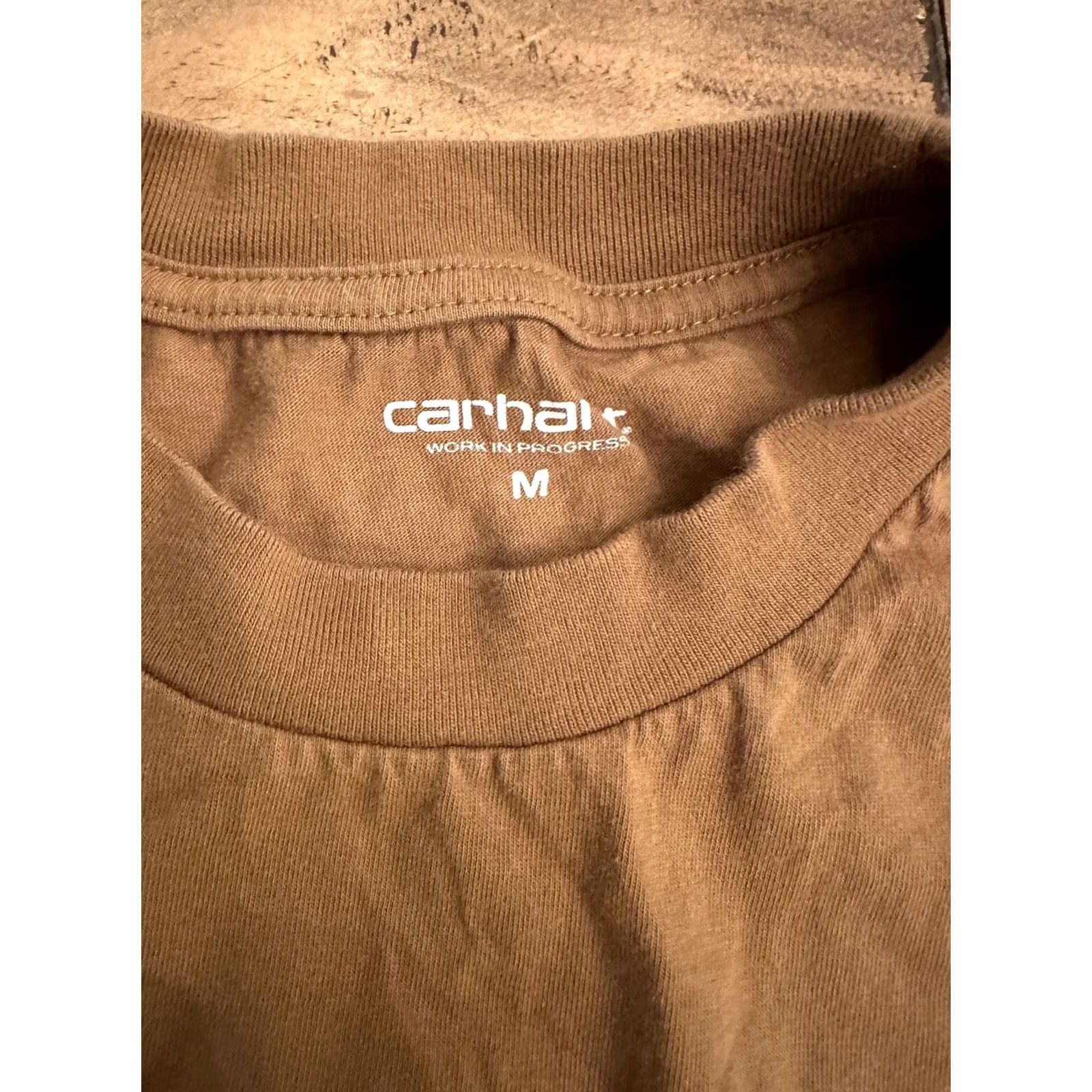 Carhartt Carhartt Men’s Medium Spell Out Short Sleeve T-Shirt Brown Size US M / EU 48-50 / 2 - 3 Thumbnail