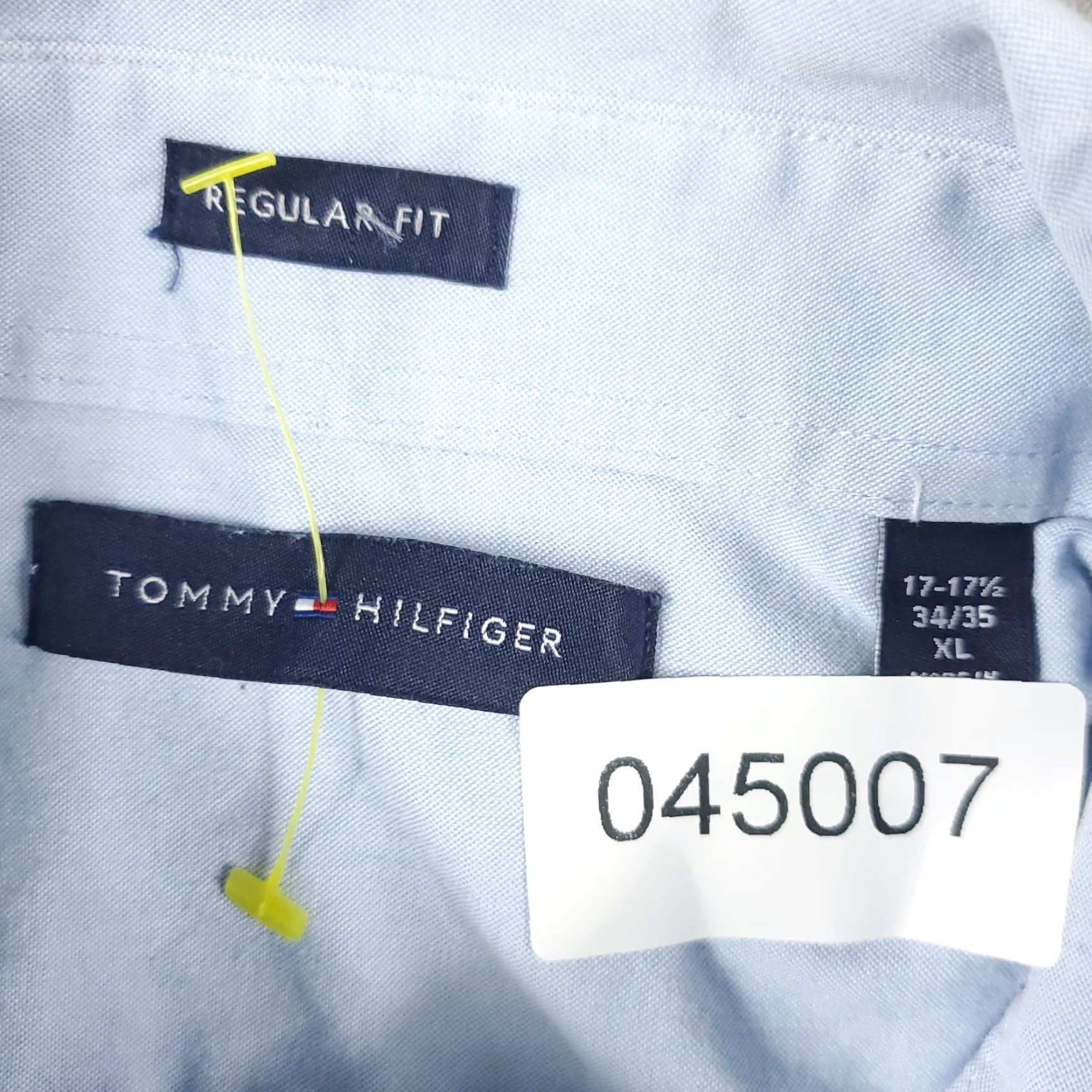 Tommy Hilfiger VINTAGE Tommy Hilfiger Shirt Mens XL Blue Casual Button-Up Long Sleeve Size US XL / EU 56 / 4 - 8 Thumbnail