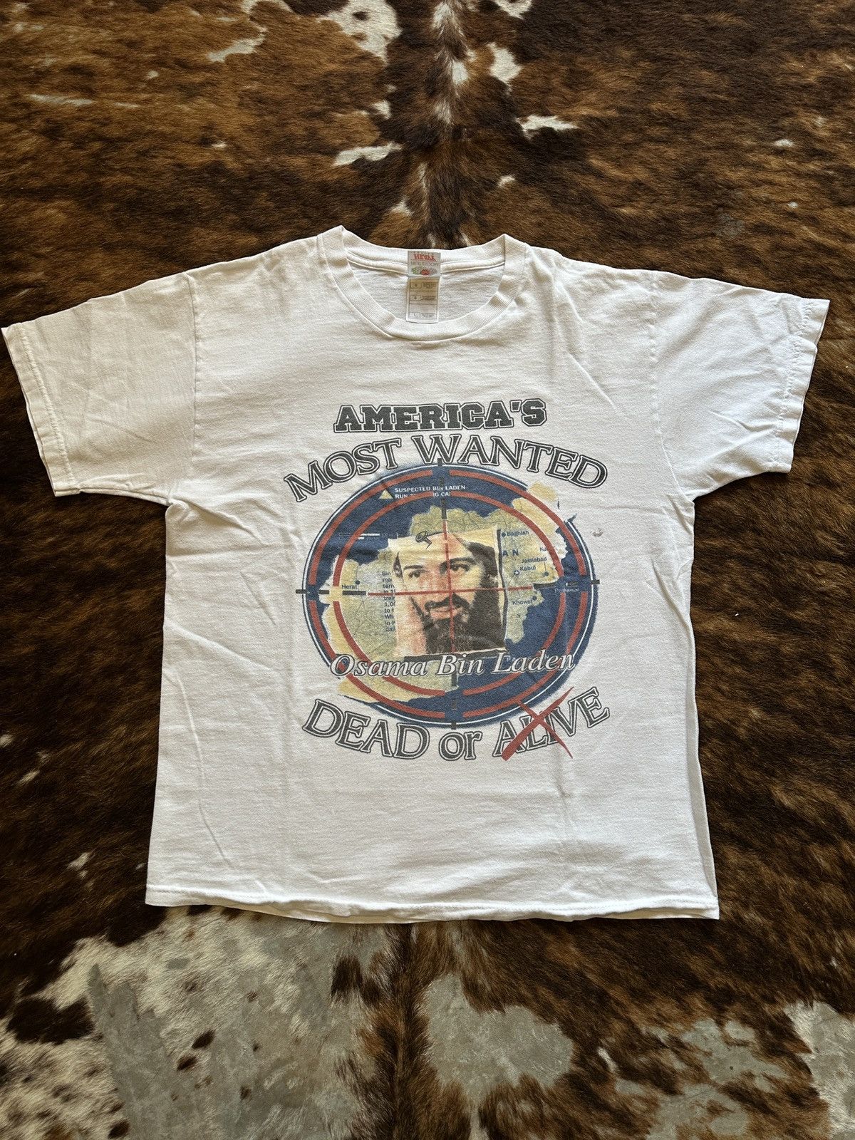 Vintage Osama Bin Laden Shirt Size US M / EU 48-50 / 2 - 1 Thumbnail