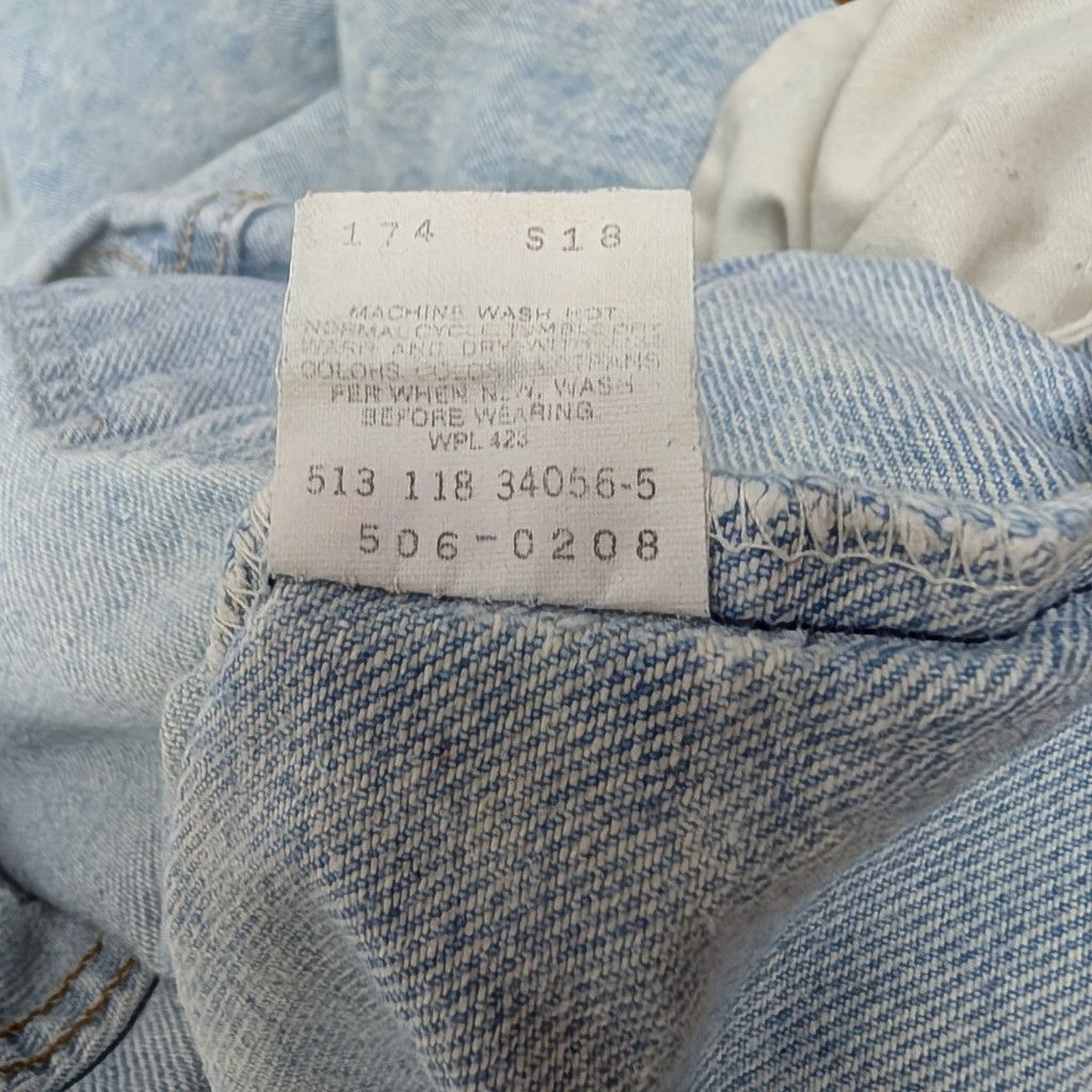 Levi's × Vintage Vintage USA Made Levi's 506 Lightwash Denim Jeans Size US 29 - 9 Thumbnail