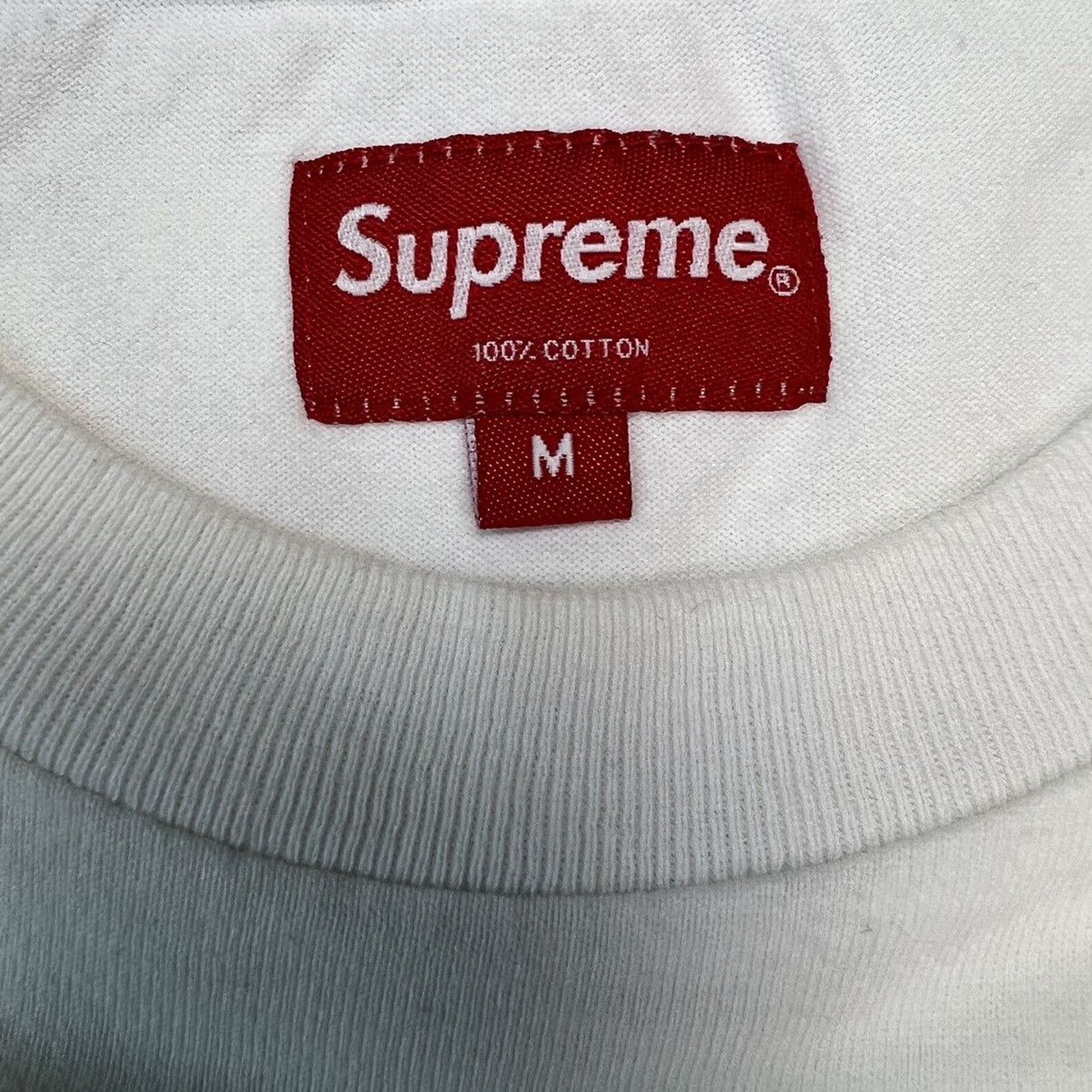 Supreme 2016 Supreme Tonal Embroidered Tee Medium Distressed T Shirt Size US M / EU 48-50 / 2 - 6 Thumbnail