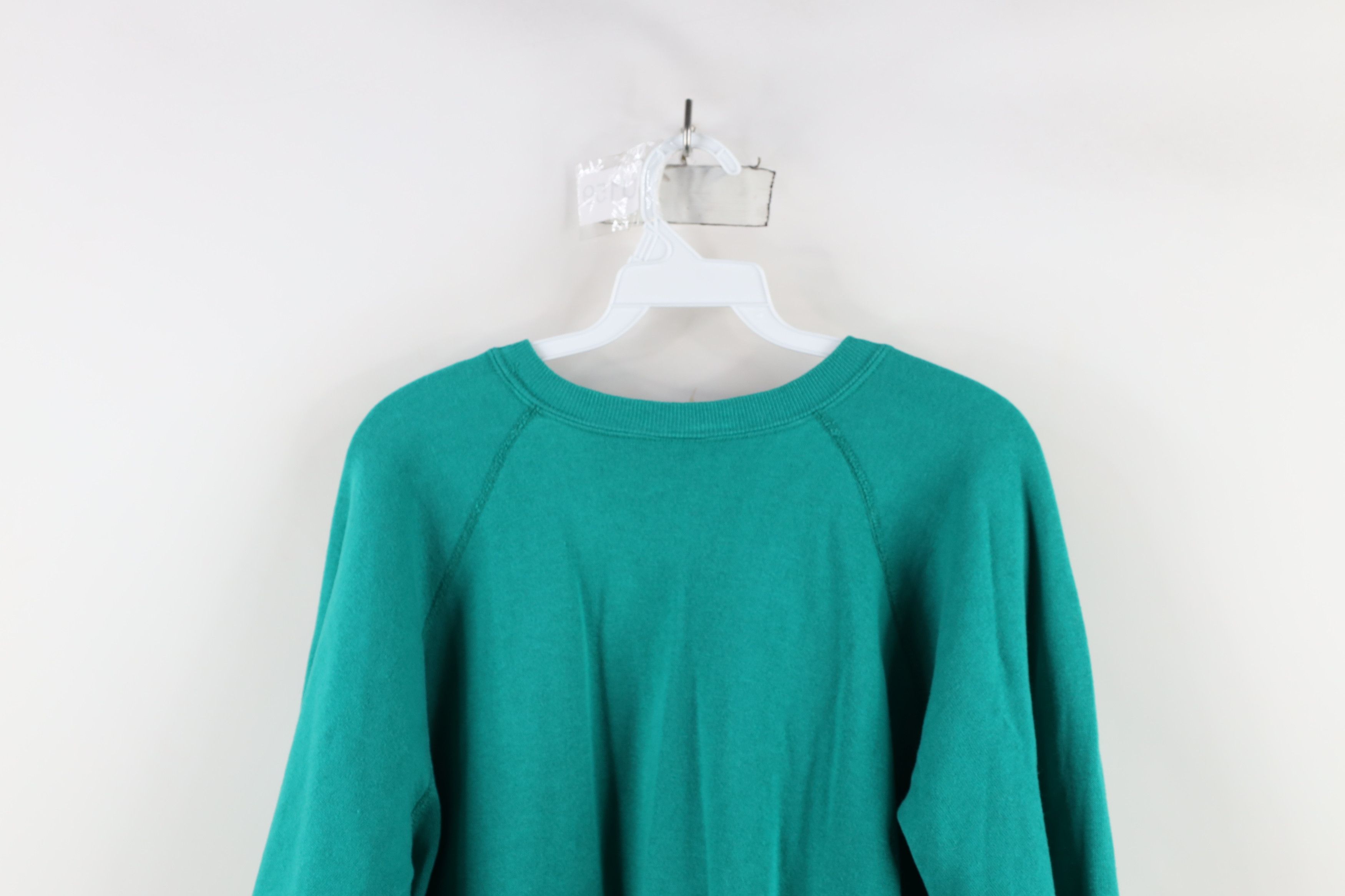 Vintage Vintage 70s 80s Streetwear Music Piano Sweatshirt Teal USA Size L / US 10 / IT 46 - 12 Thumbnail