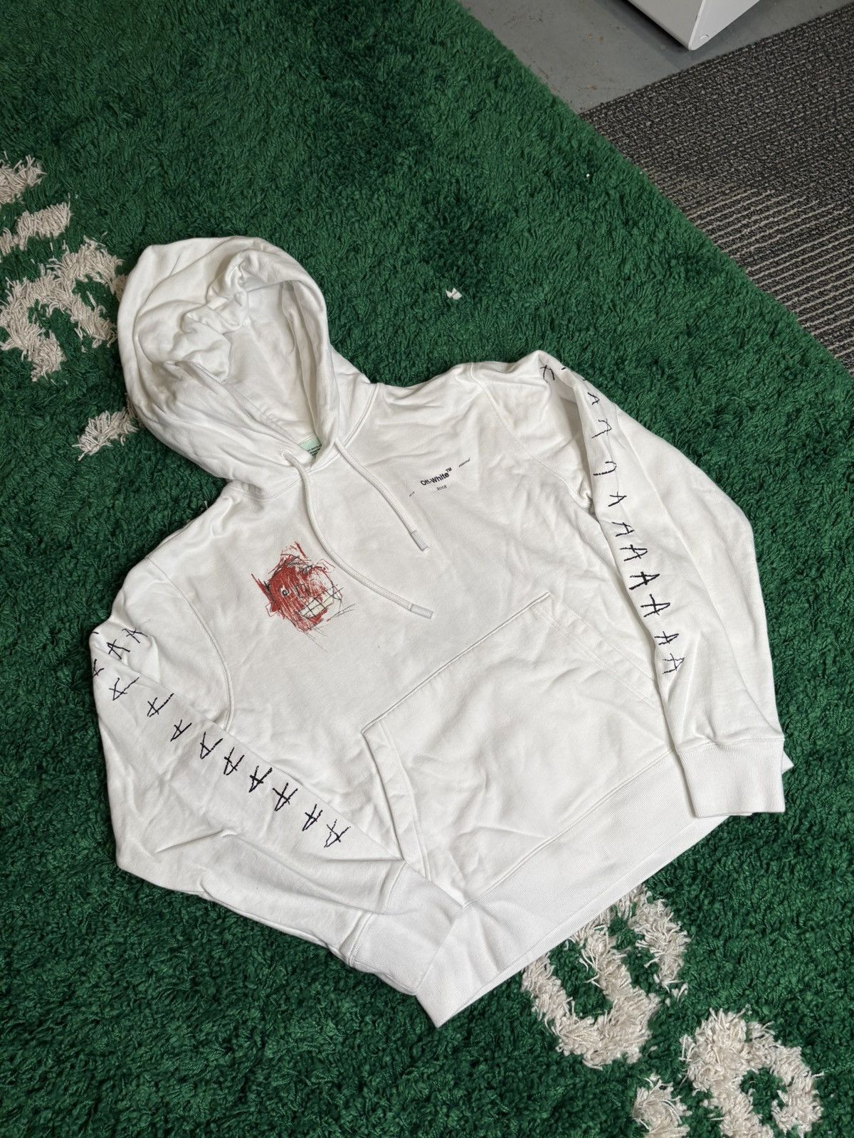 Off-White Off-White Avant-Garde Hoodie White Size Medium Size US M / EU 48-50 / 2 - 1 Thumbnail