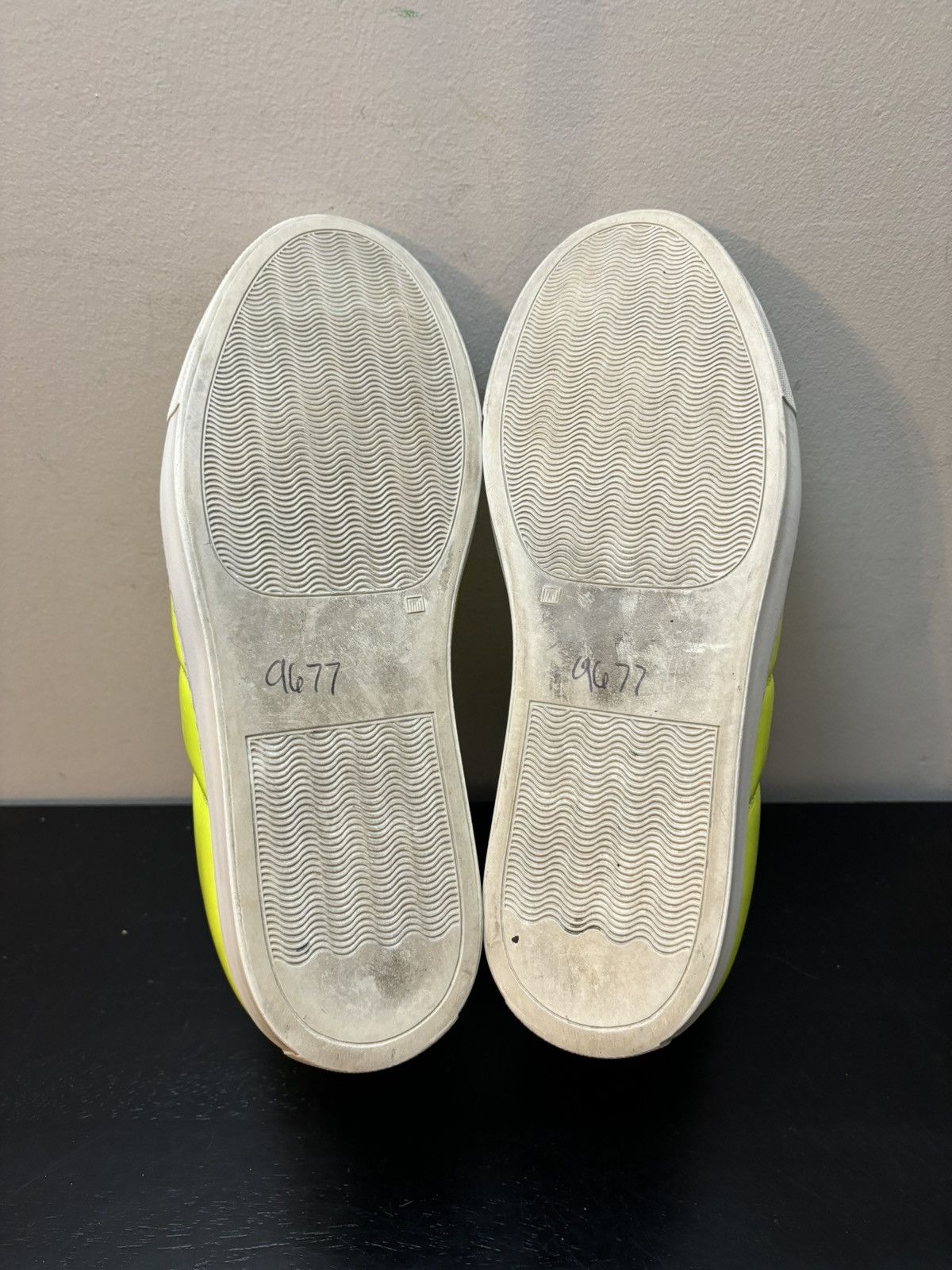 Maison Margiela Maison Margiela MM6 High Top Quilted Leather Sneakers Yellow Size US 8 / EU 41 - 6 Thumbnail